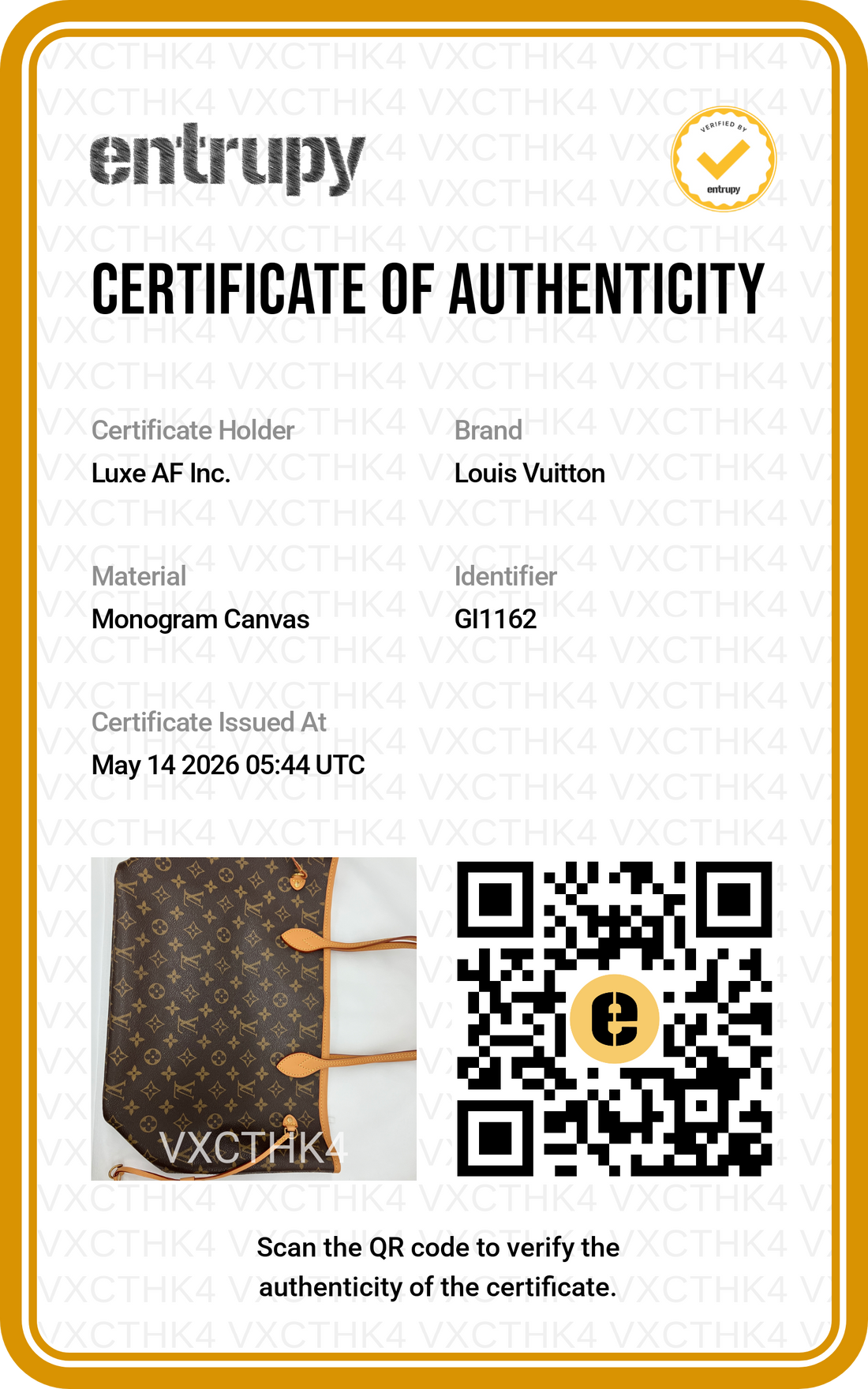 Louis Vuitton Neverfull Monogram Canvas Shoulder Bag LV2674