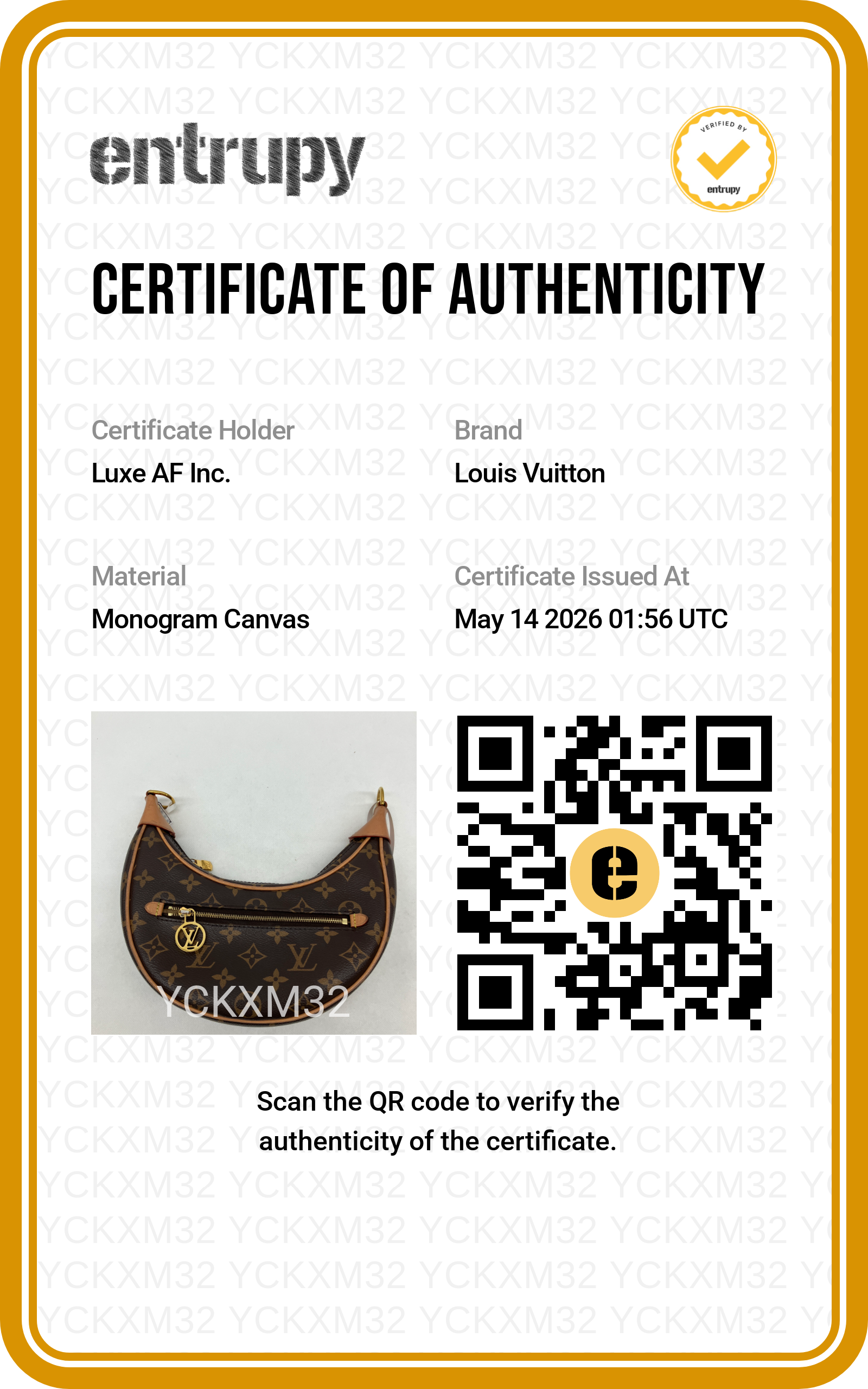 Louis Vuitton Loop Monogram Canvas Shoulder Bag LV2670