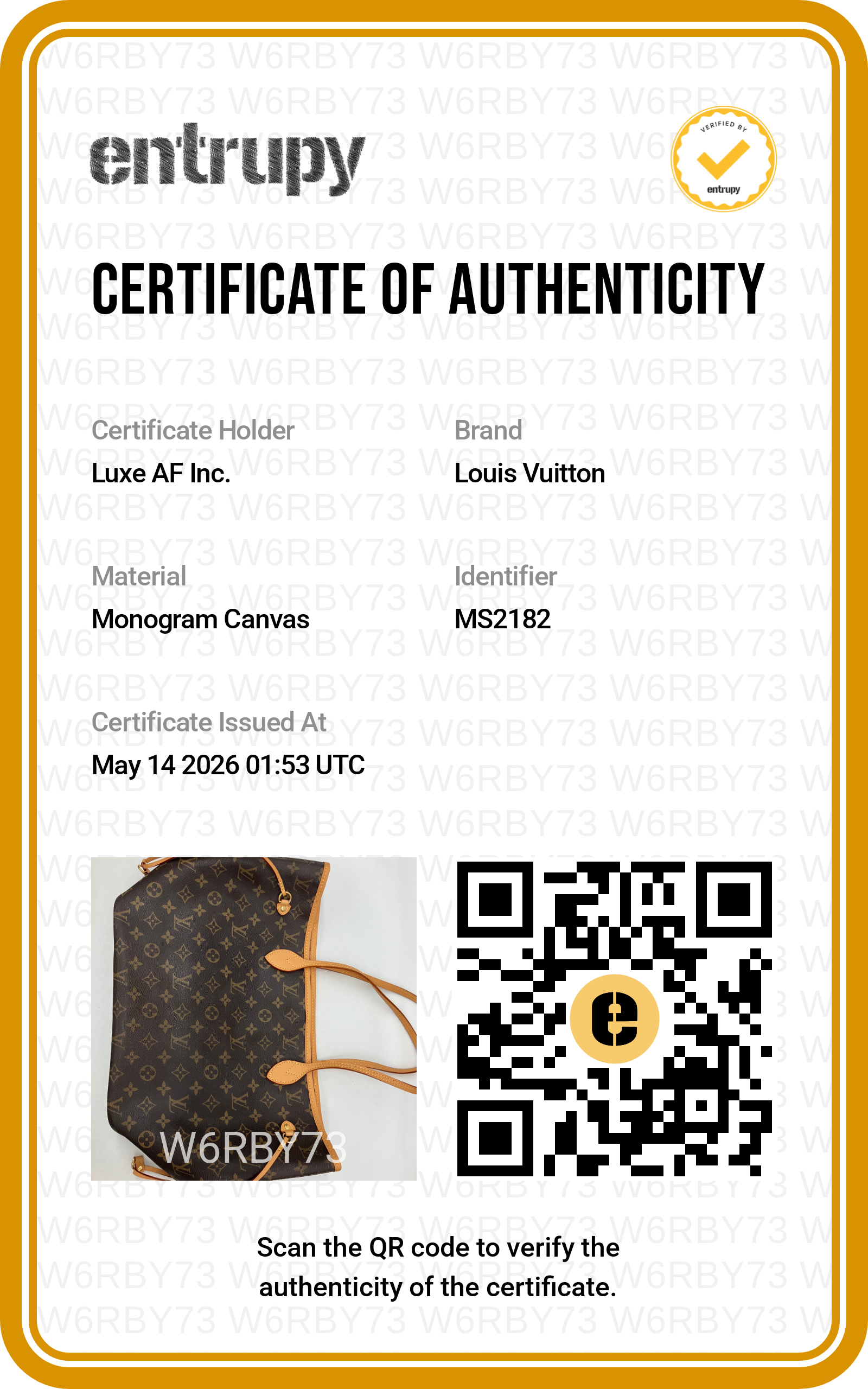 Louis Vuitton Neverfull Monogram Canvas Shoulder Bag LV2663