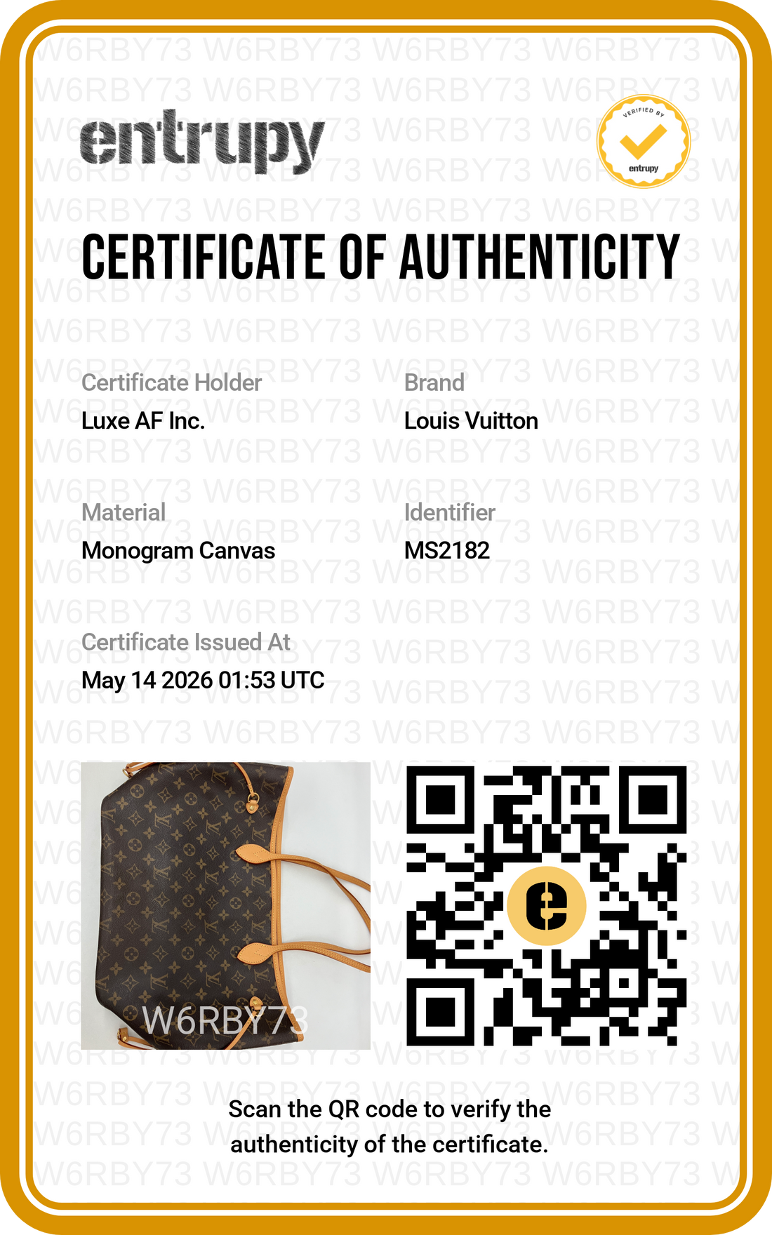 Louis Vuitton Neverfull Monogram Canvas Shoulder Bag LV2663