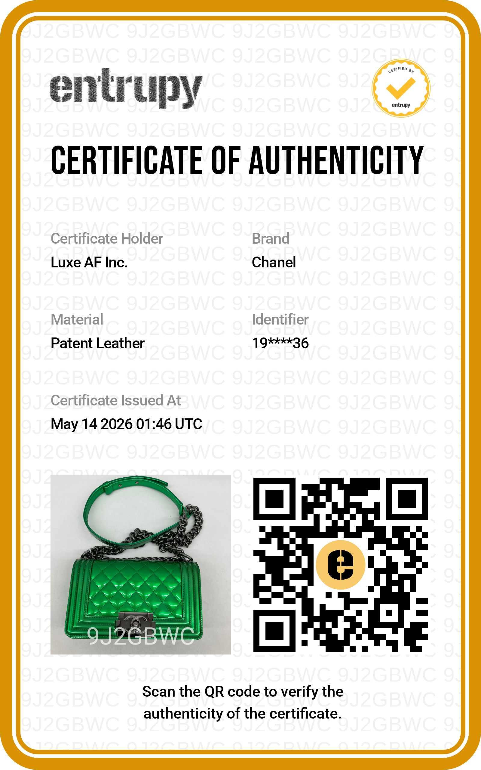 Chanel LeBoy Metallic Green Quilted Leather Small Size Flap Bag With Silver Buckle(19***36) CC1918