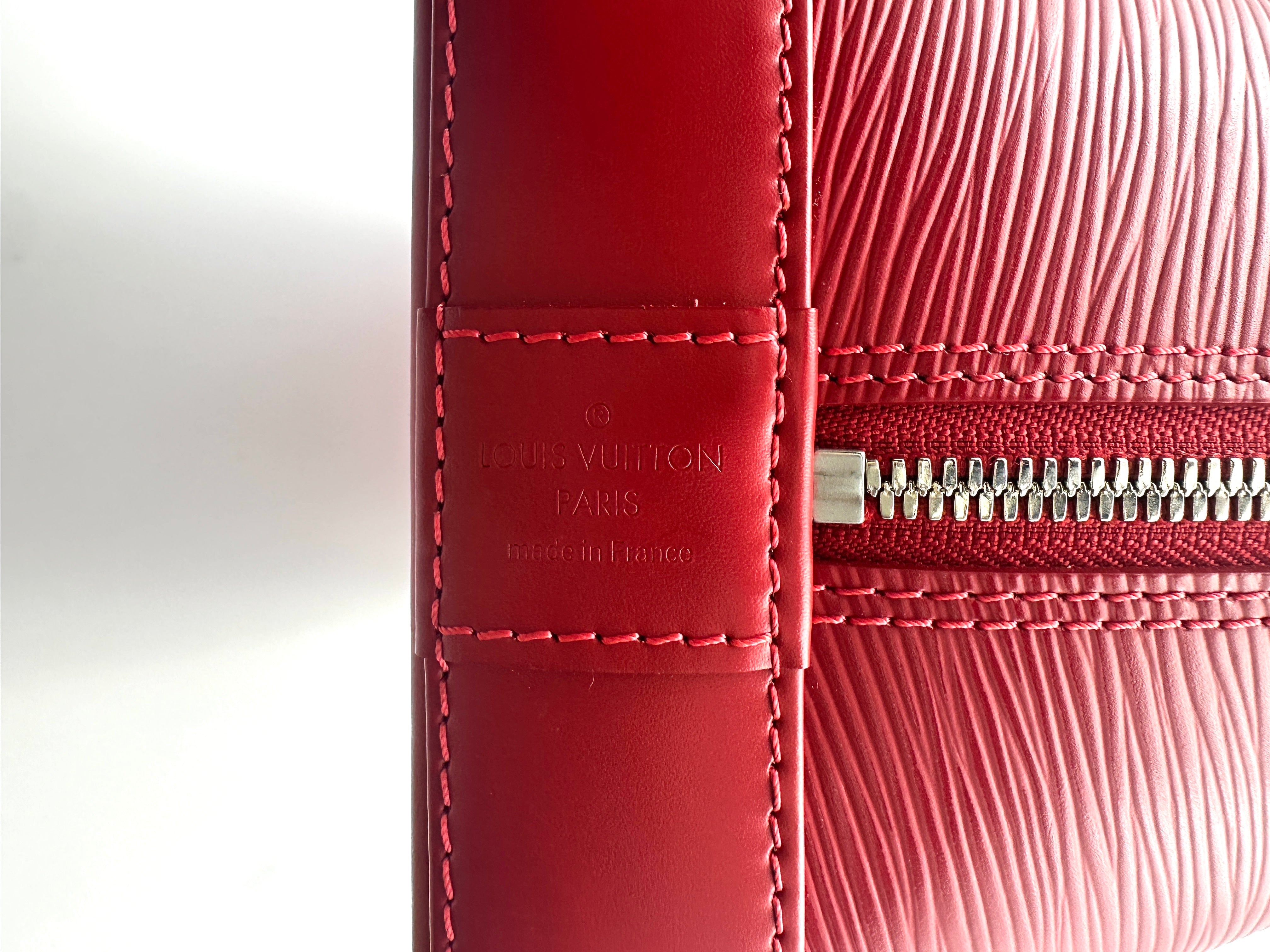 Louis Vuitton Alma GM Red Epi Leather Handle Bag LV2679