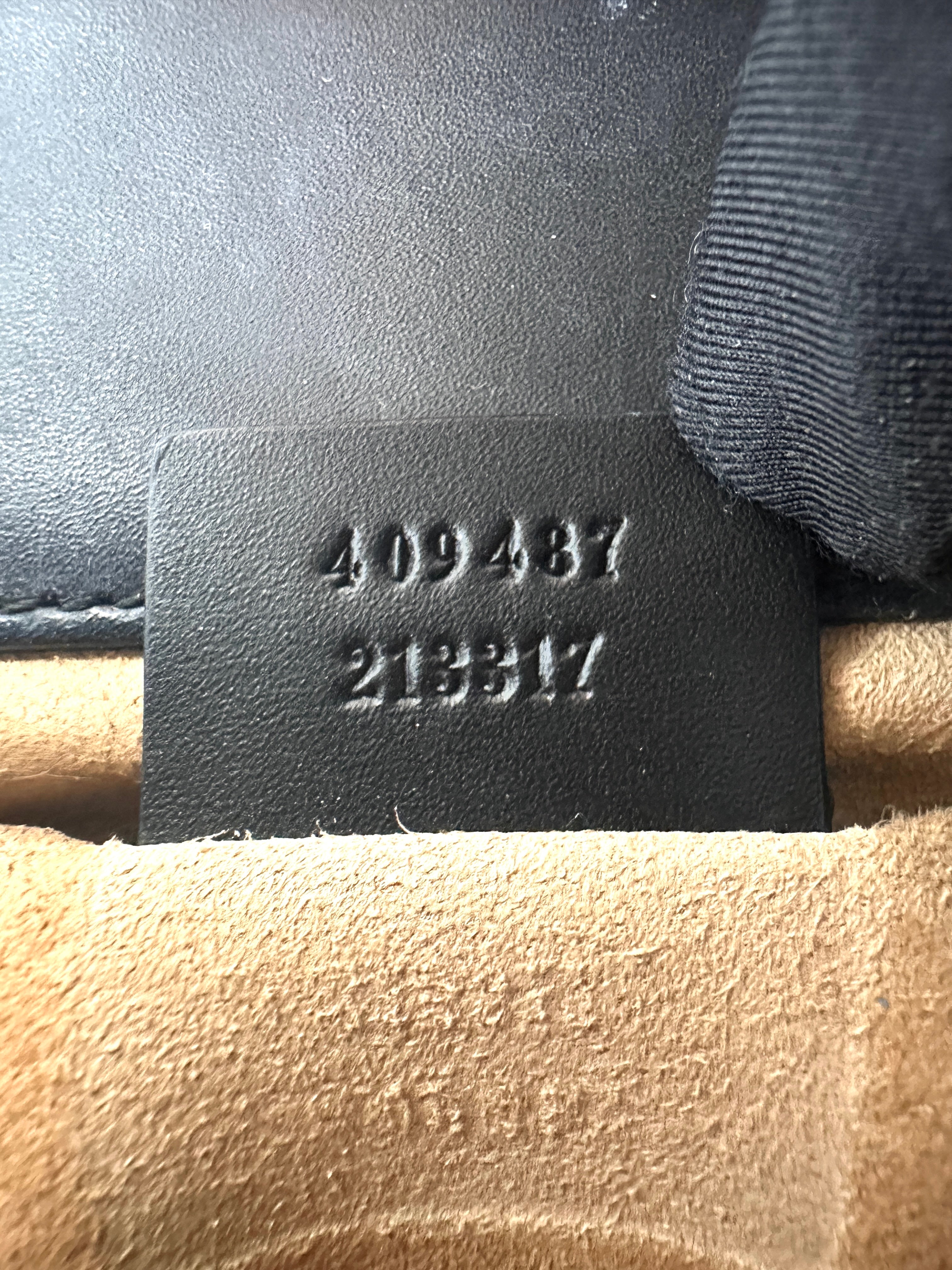 Gucci Padlock Black  Guccissima Leather Shoulder Bag GG949