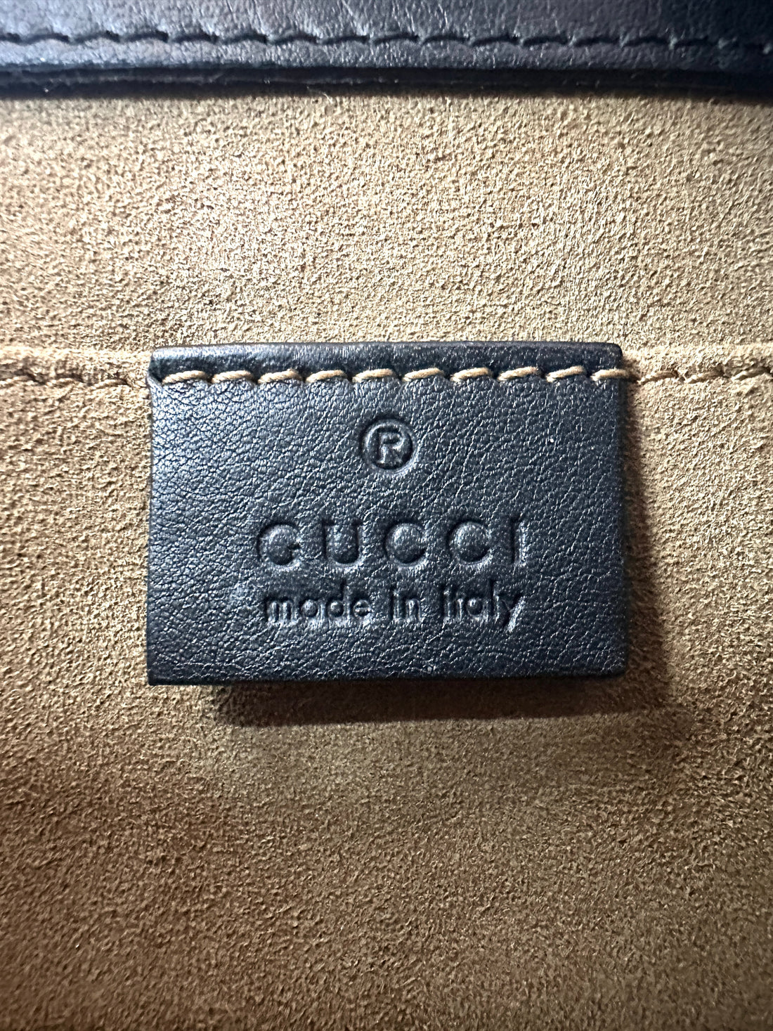 Gucci Padlock GG Canvas & Black Leather Small Size Shoulder Bag GG951