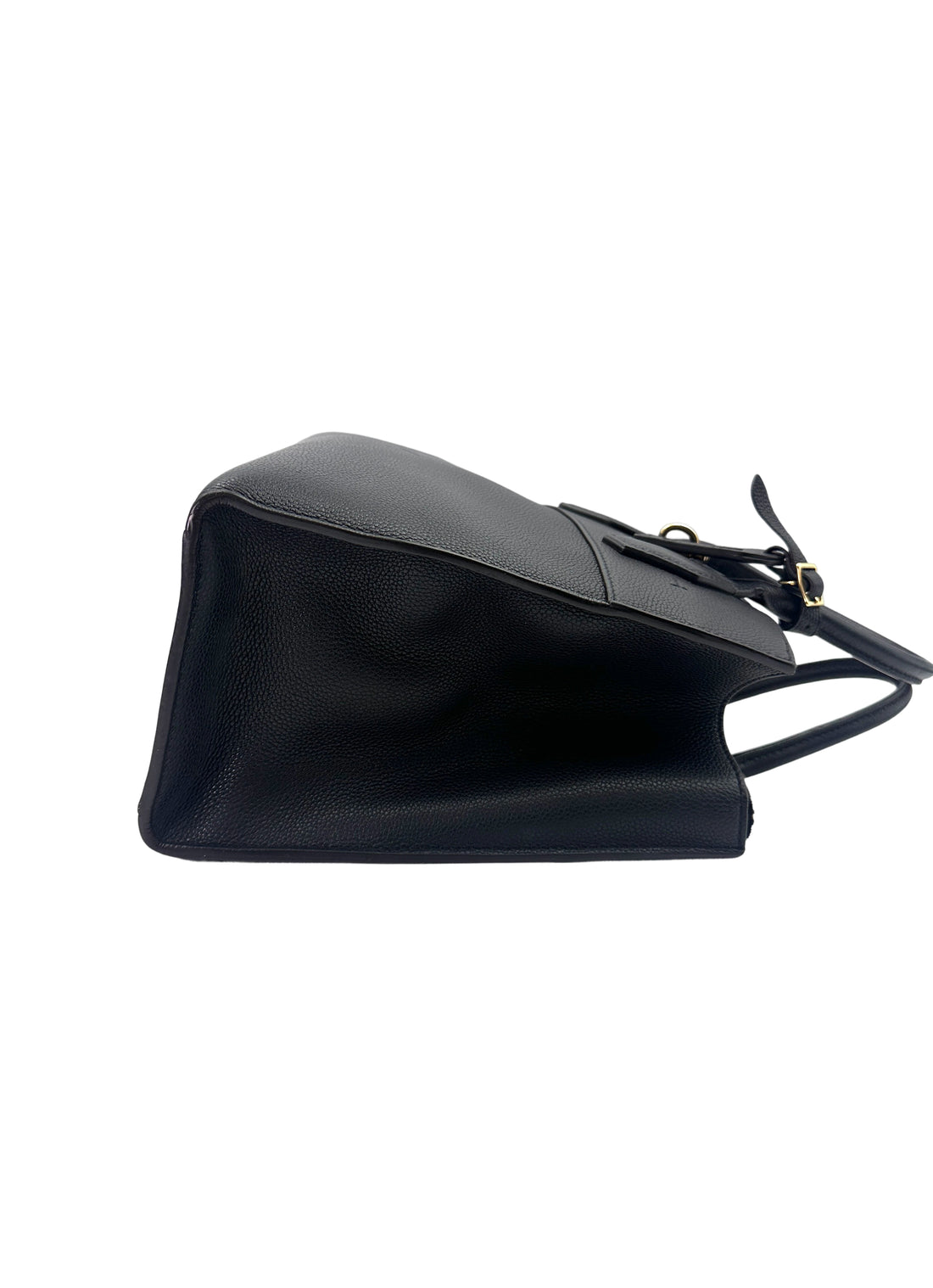 Louis Vuitton City Steamer MM Black Grained Leather Handle Bag LV2696
