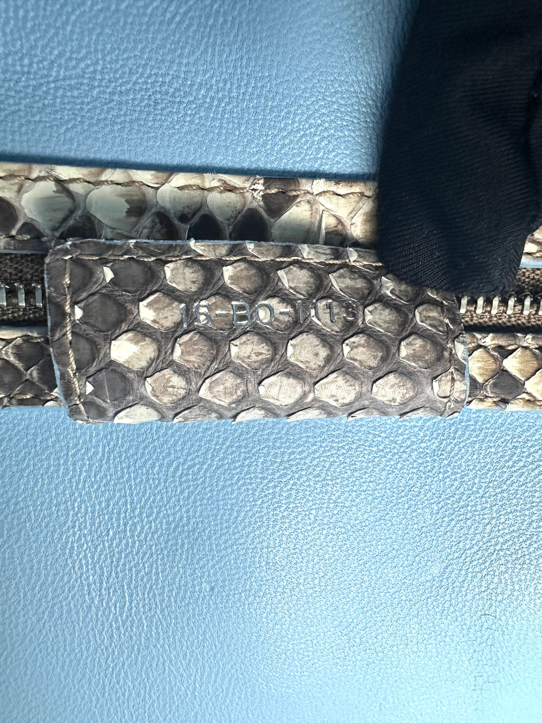 Christian Dior Lady Dior Pink Cannage Leather Blue Handle Bag With Silver Buckle DR723