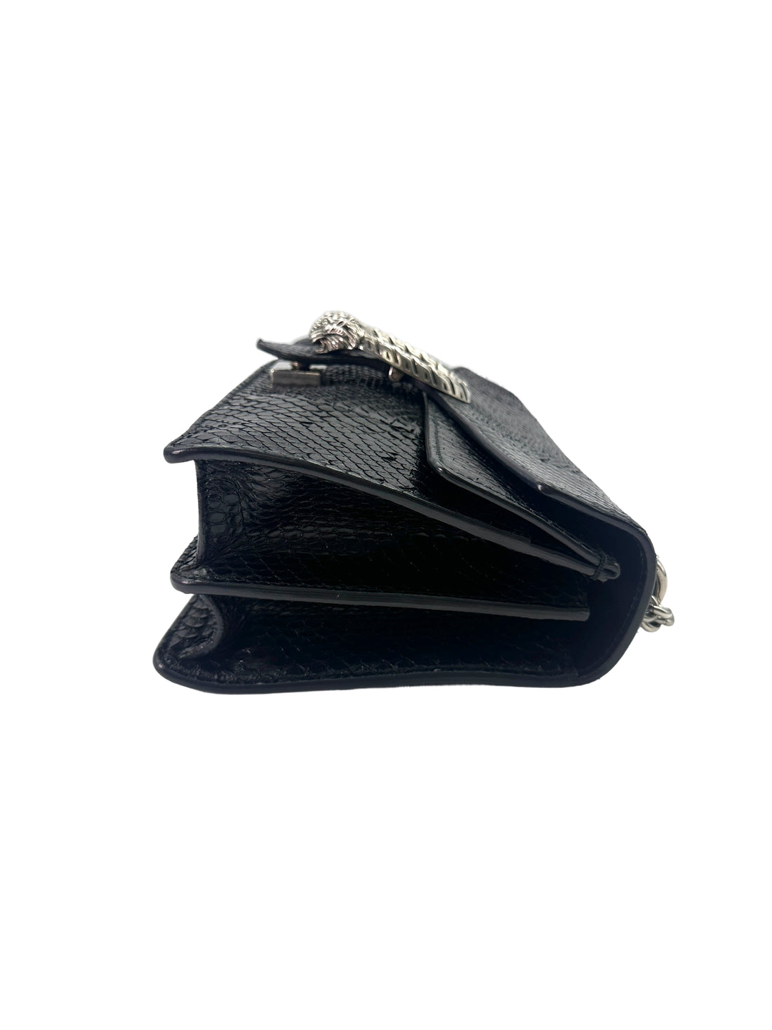 Gucci Dionysus Black Python Leather Shoulder Bag GG953