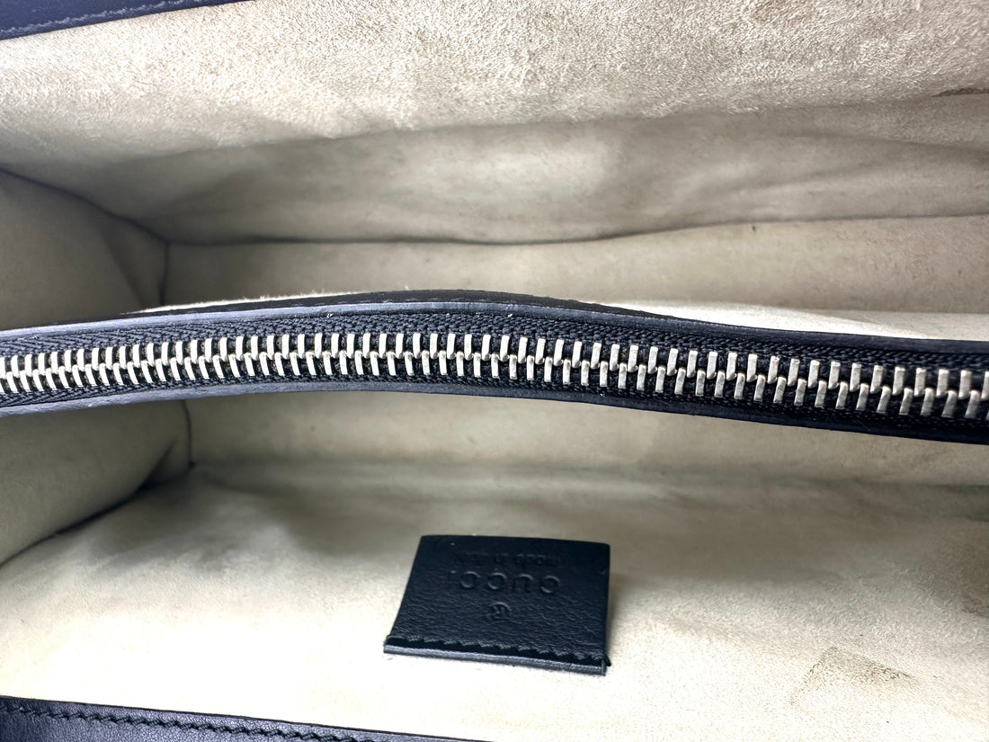 Gucci Dionysus Black Python Leather Shoulder Bag GG953