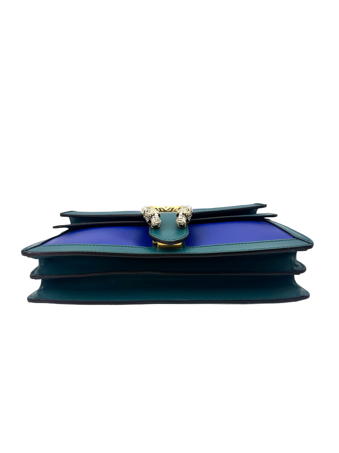 Gucci Dionysus Green/Blue Leather Shoulder Bag GG954