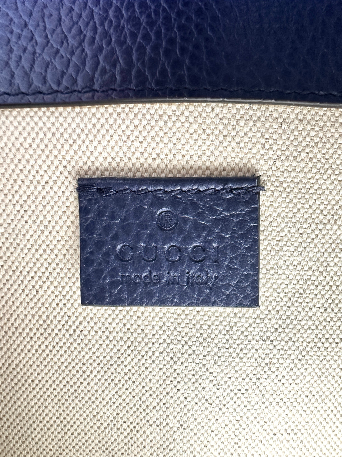 Gucci Dionysus Navy Leather Shoulder Bag GG956