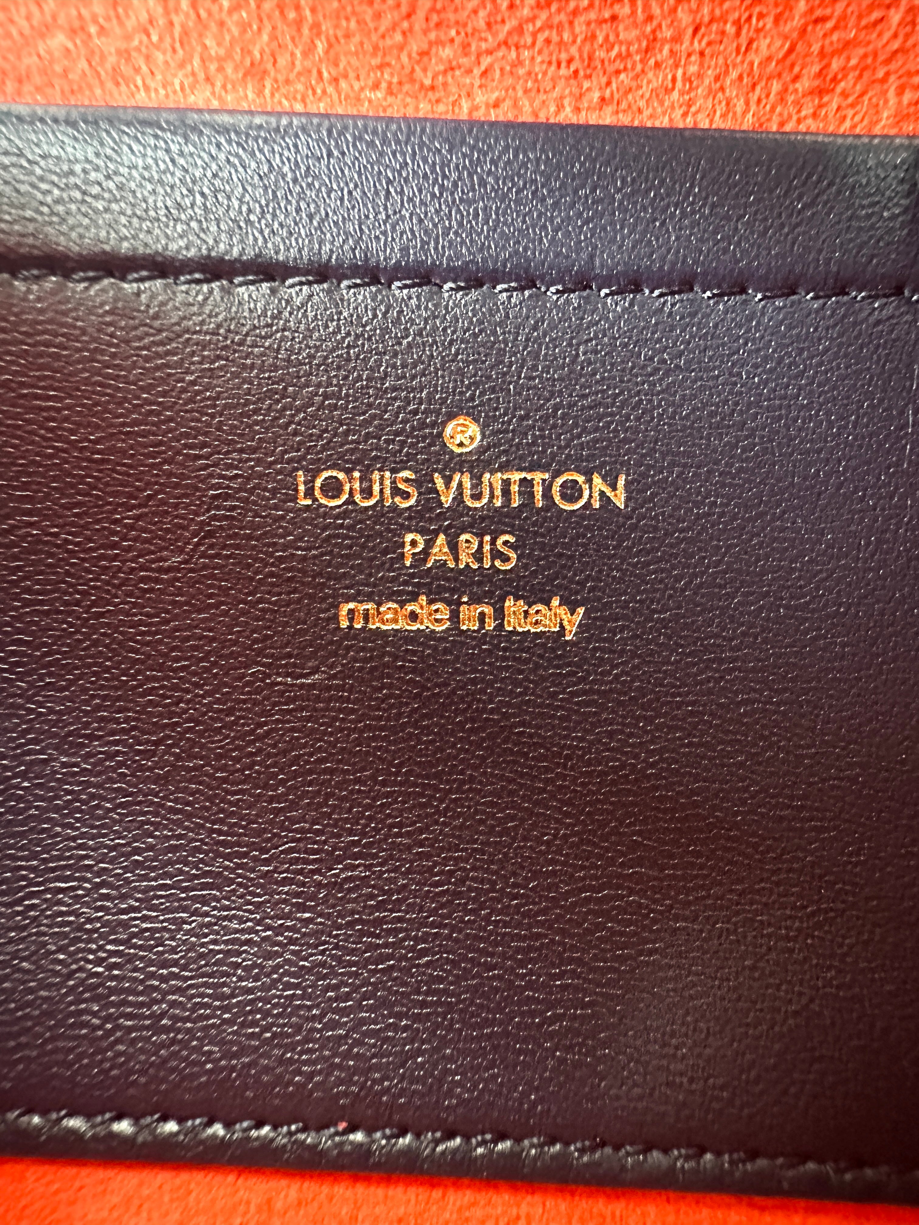 Louis Vuitton New Wave Coussin Rainbow Monogram Embossed Leather Wallet On Chain LV2693