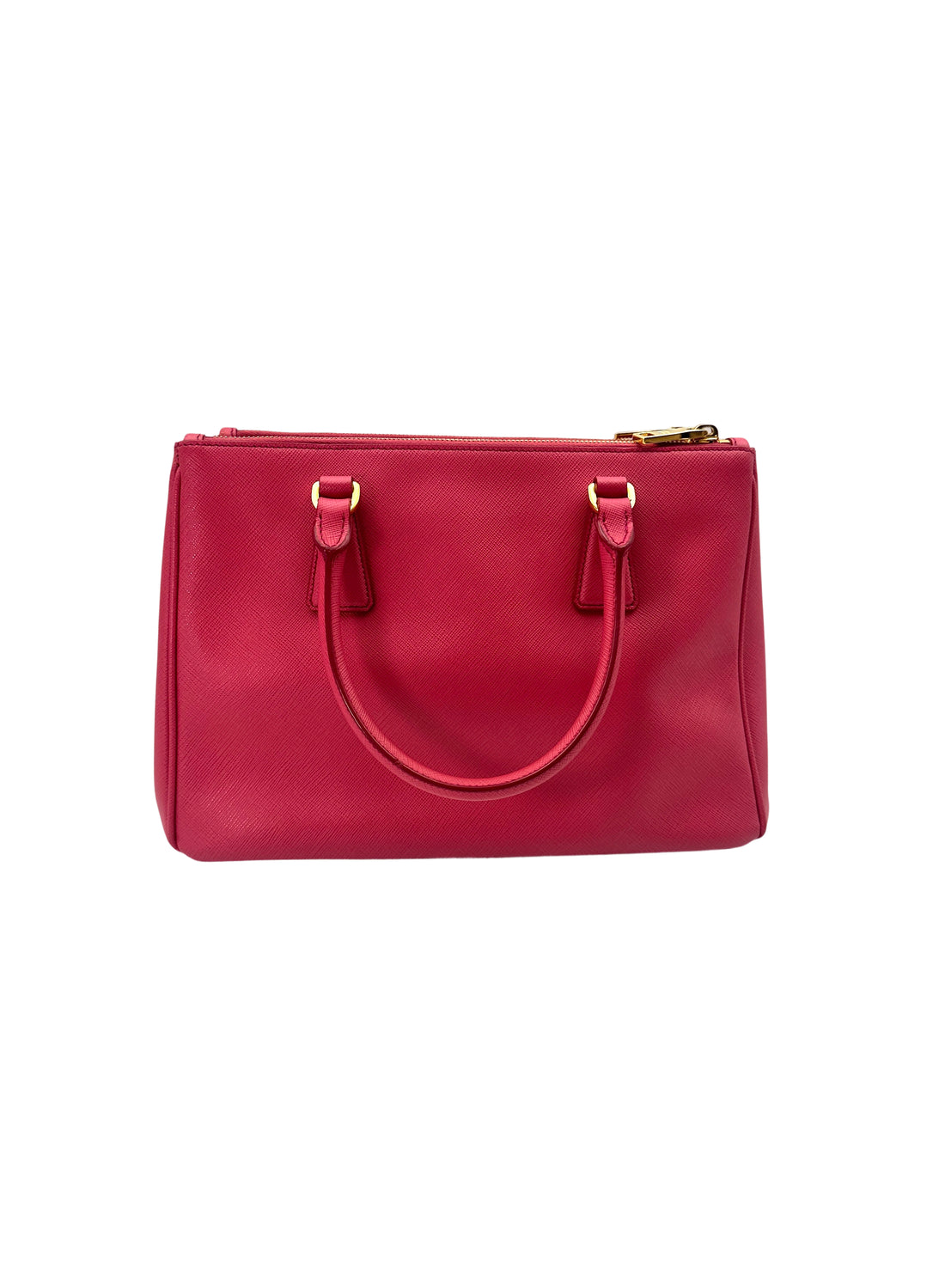 Prada Galleria Pink Saffiano Leather Handle Bag PR319-1