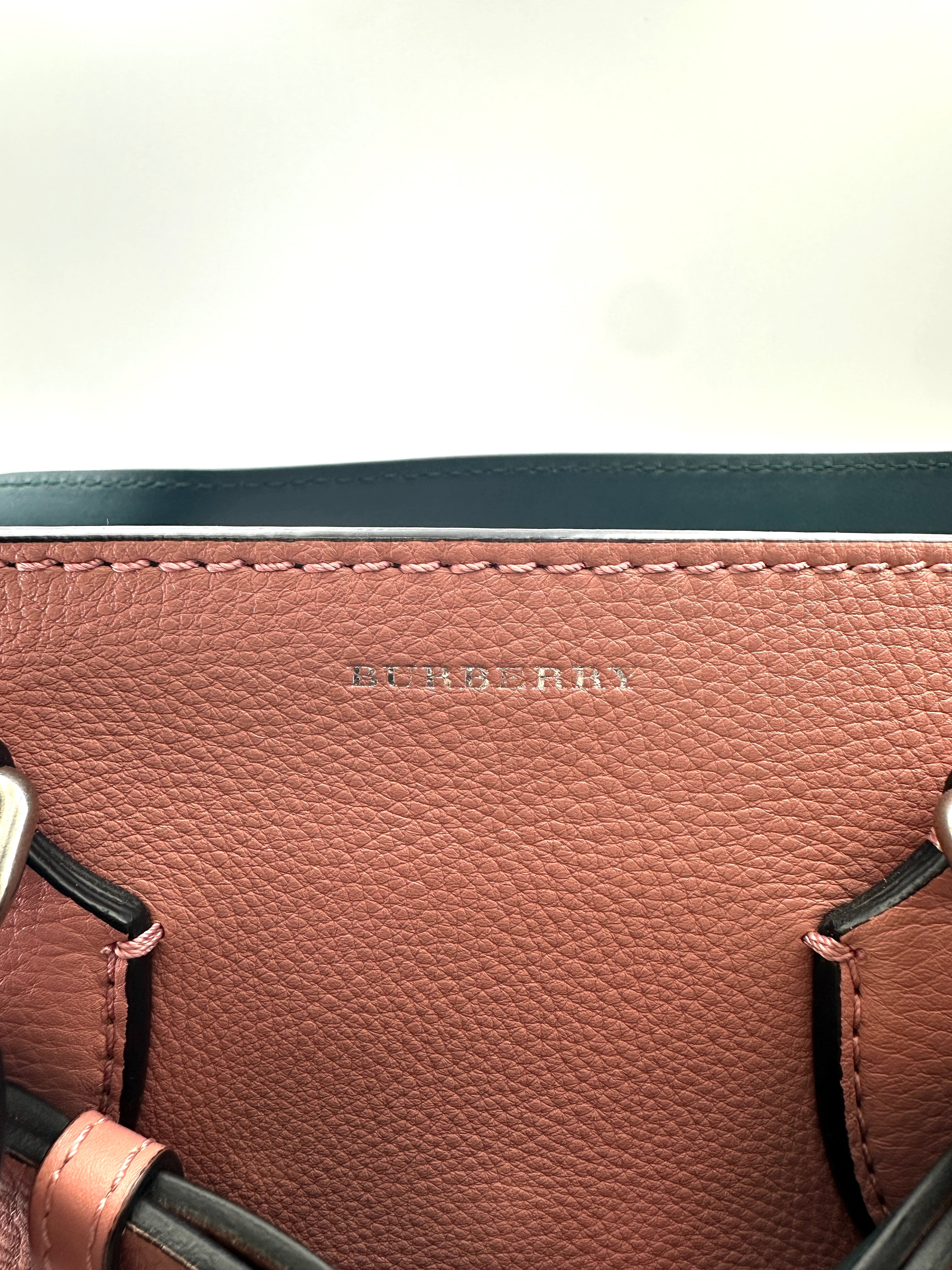 Burberry The Belt Pink Leather Handle Bag BR49