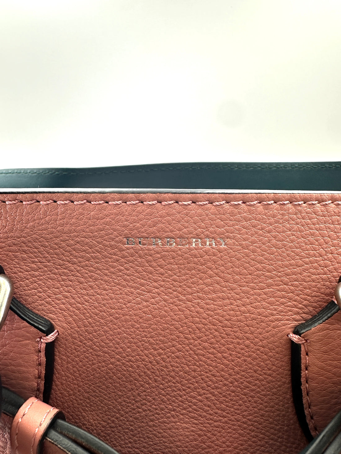 Burberry The Belt Pink Leather Handle Bag BR49