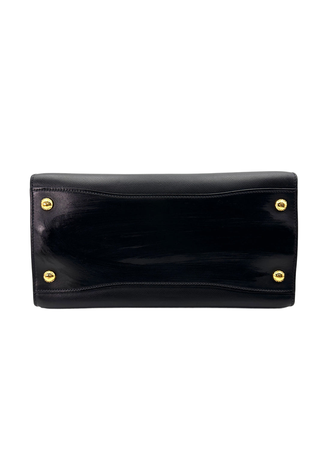 Prada Galleria Black Saffiano Leather Handle Bag PR320