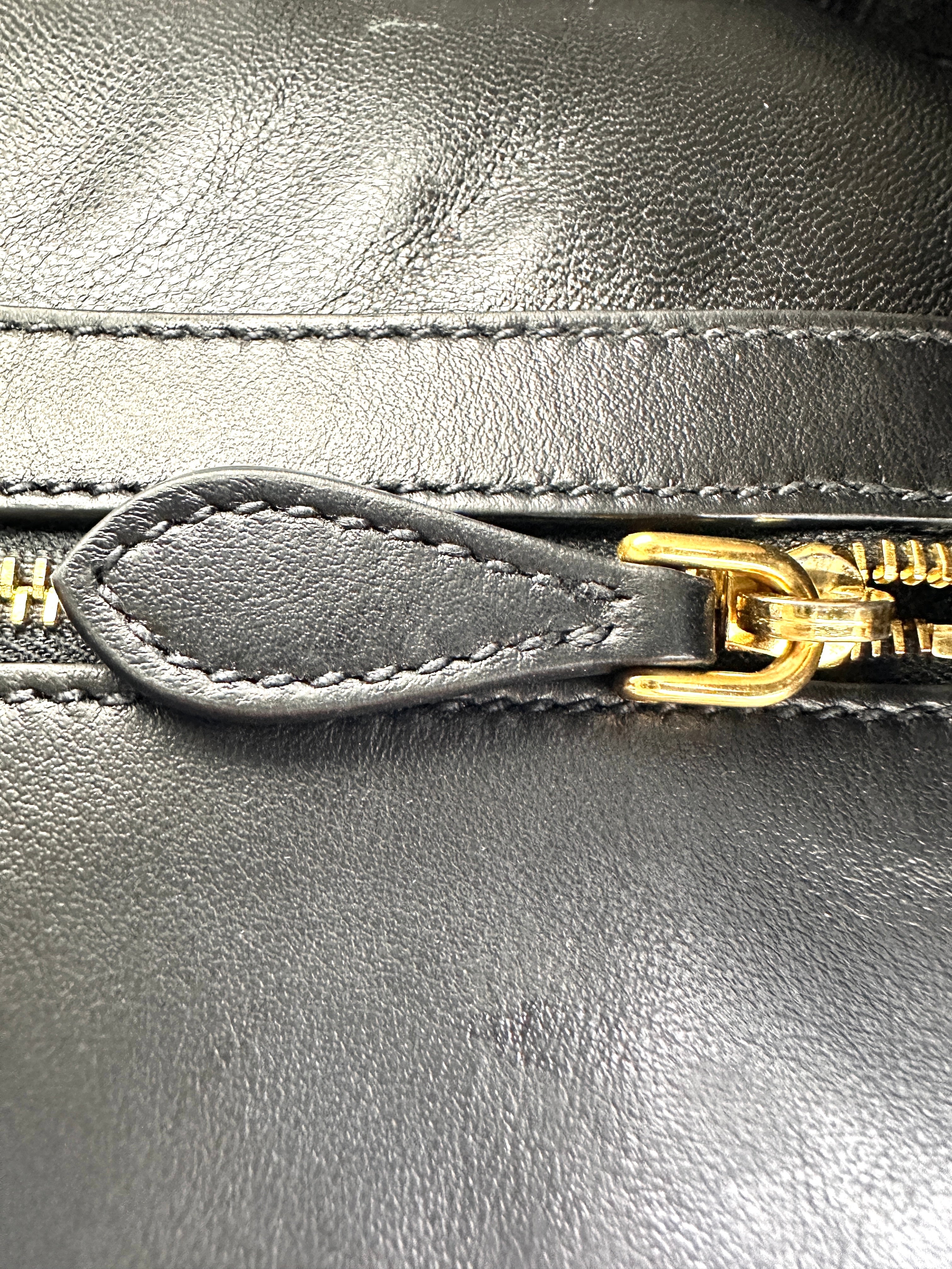Prada Galleria Black Saffiano Leather Handle Bag PR320