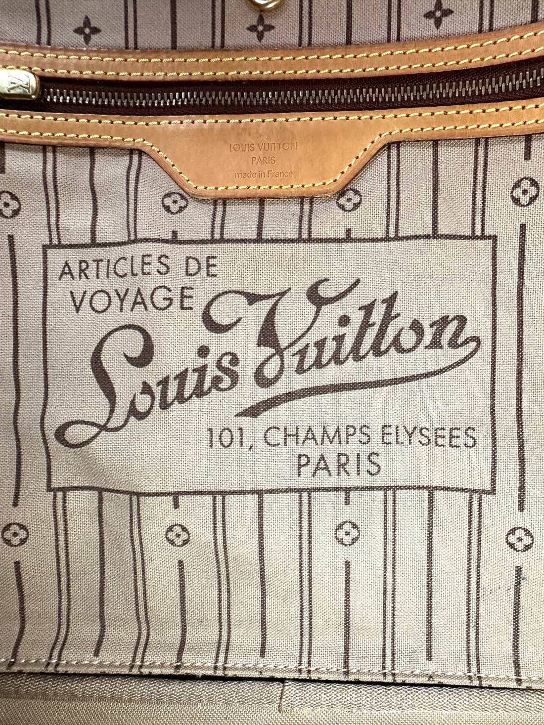 Louis Vuitton Neverfull Monogram Canvas Shoulder Bag LV2685