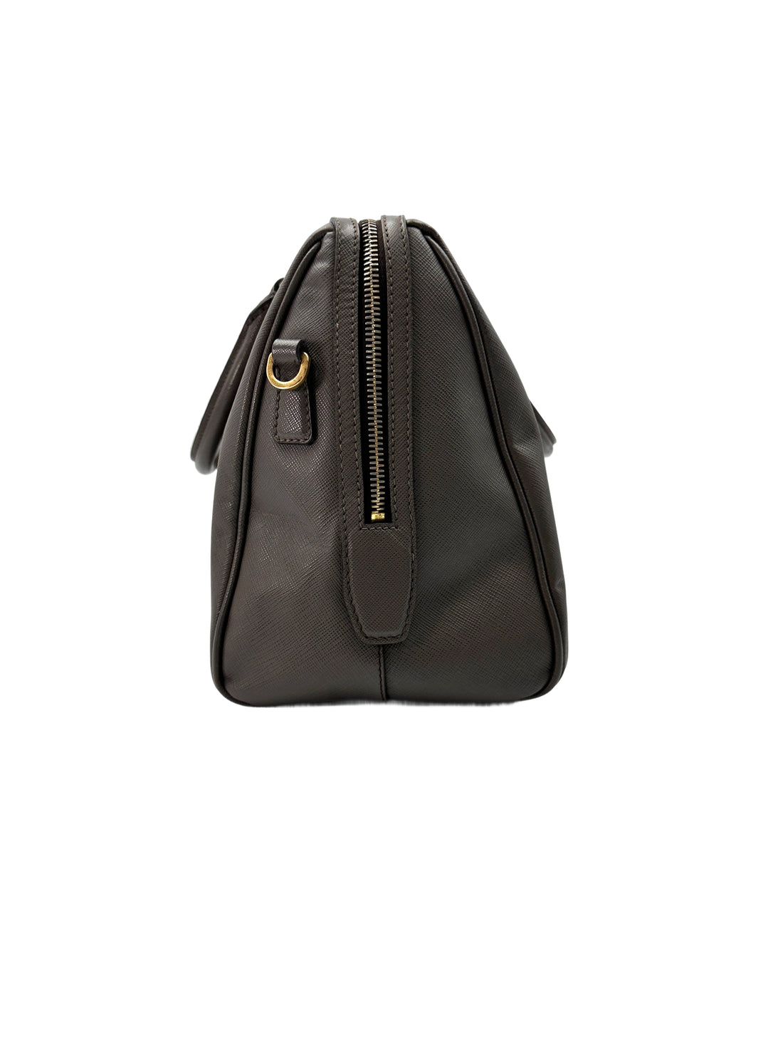 Prada Galleria Grey Saffiano Leather Handle Bag PR316