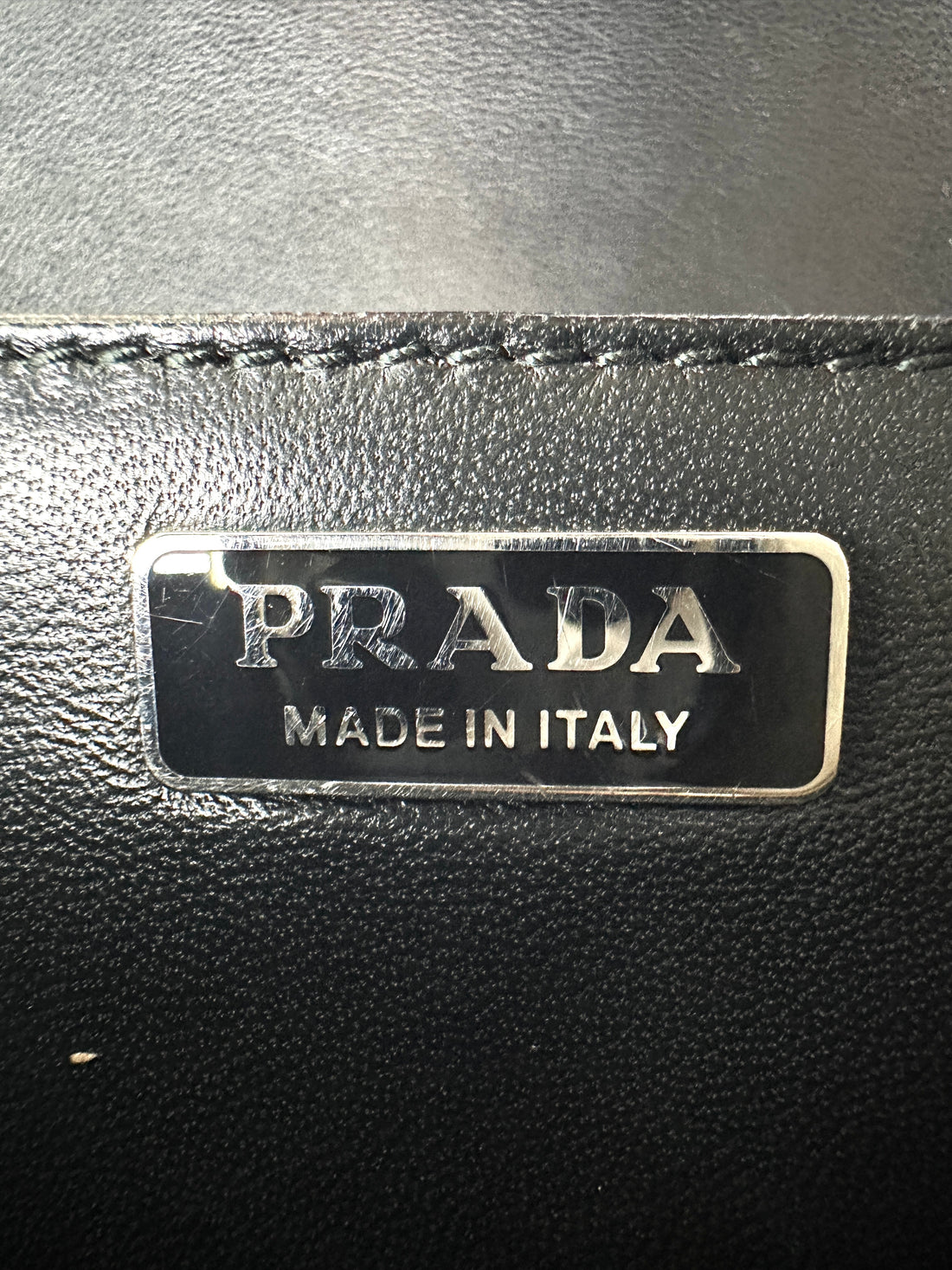 Prada Cahier Diagramme Black Quilted Leather Shoulder Bag PR315
