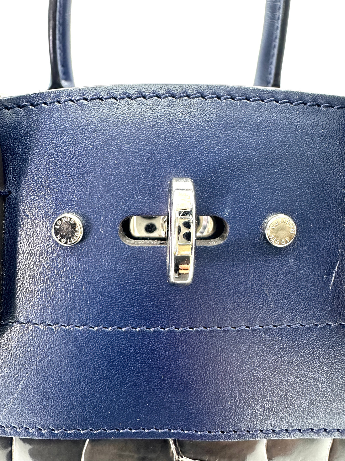 Louis Vuitton City Steamer Alligator Crocodile Leather Handle Bag LV2686