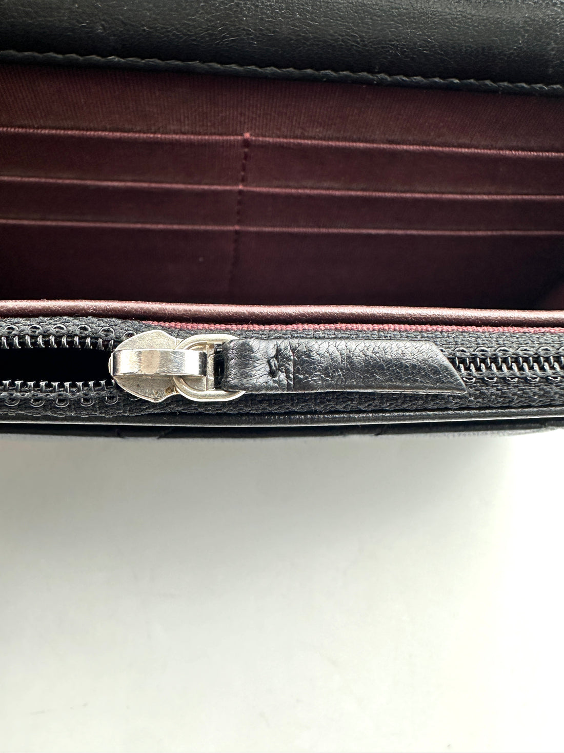 Chanel Black Quilted Lambskin Wallet On Chain With Silver Buckle(27***20) CC1929