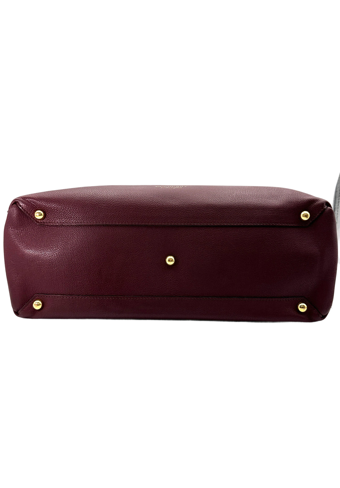 Burberry The Banner Dark Red Leather Handle Bag BR50