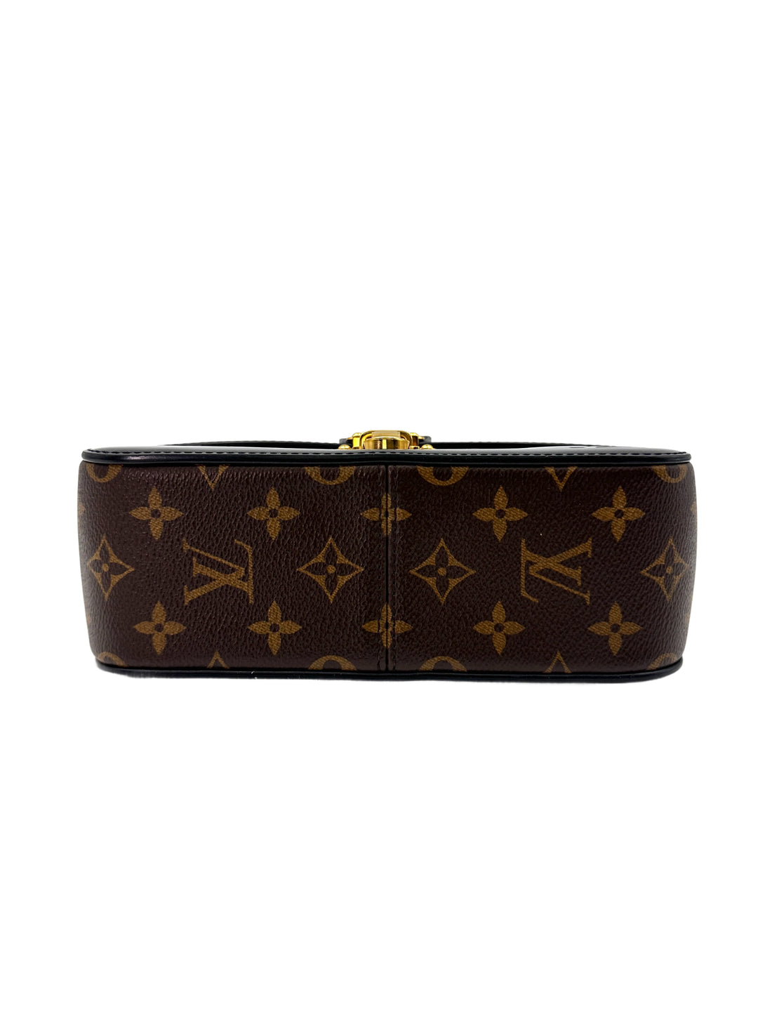 Louis Vuitton Cherrywood Black Monogram Vernis Handle Bag LV2688