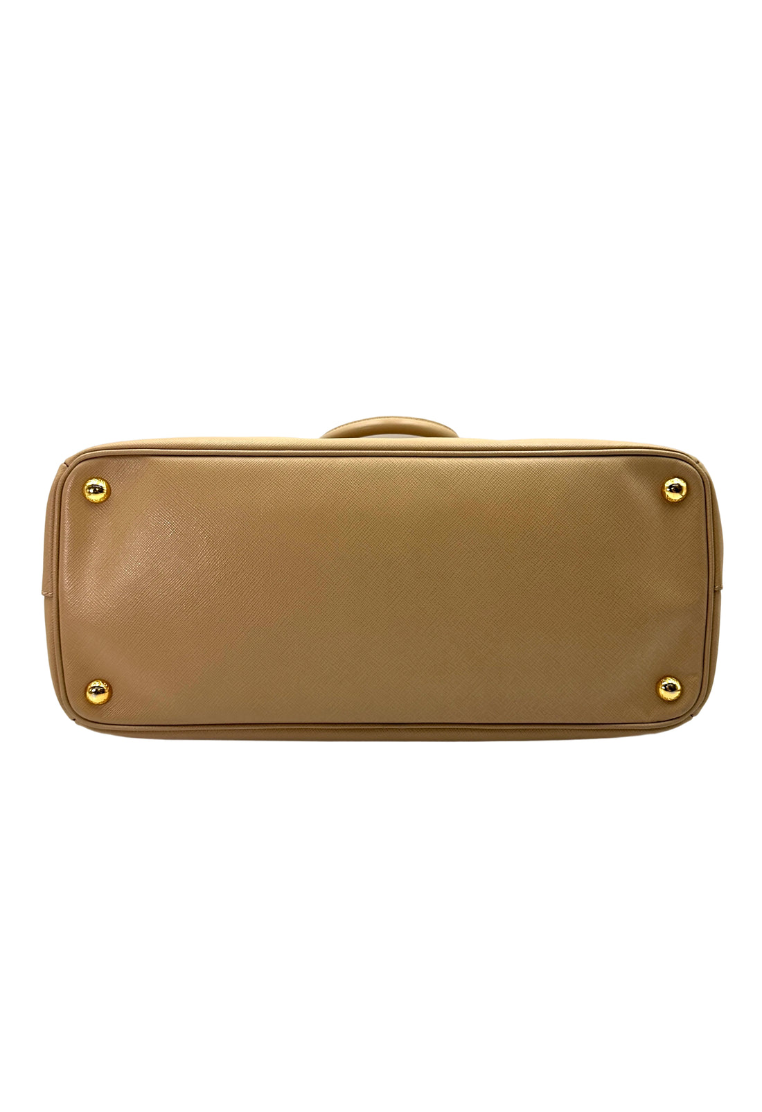 Prada Galleria Beige Saffiano Leather Handle Bag PR319
