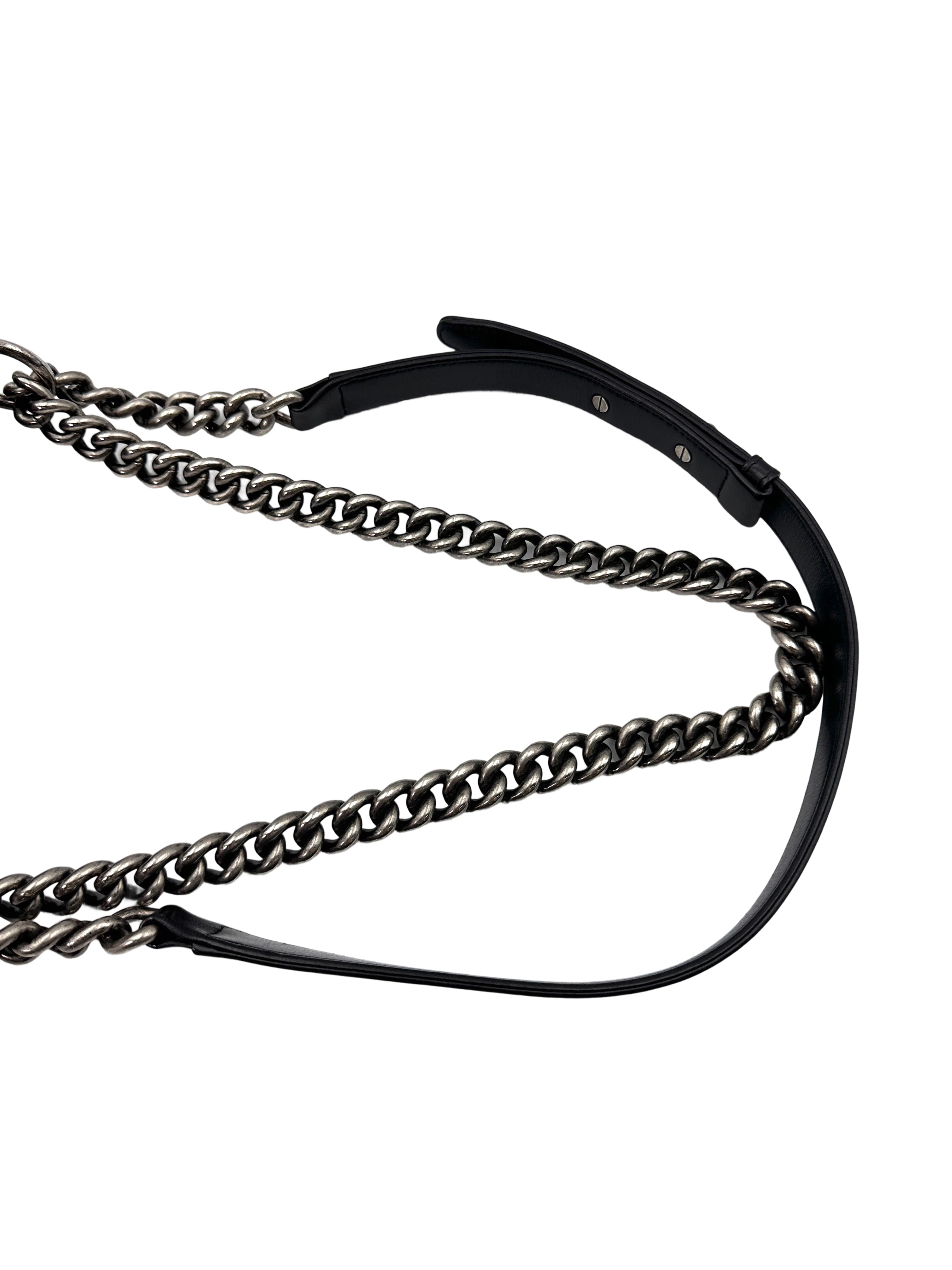 Chanel LeBoy Black Quilted Lambskin Small Size Flap Bag With Silver Buckle(16***25) CC1923