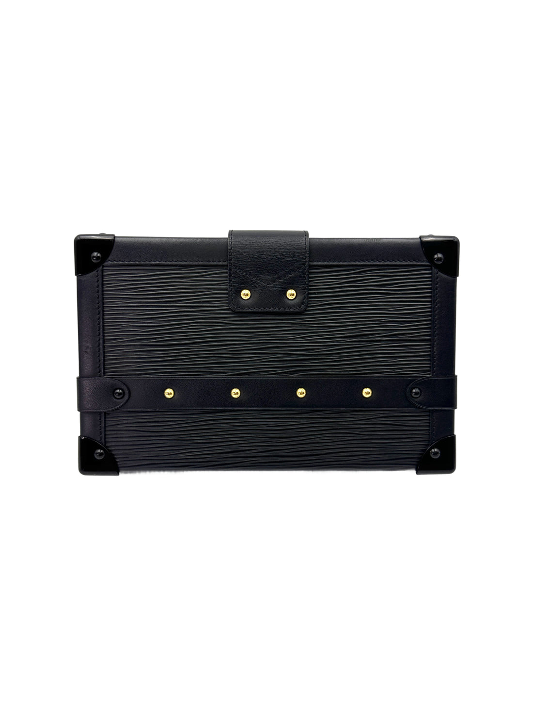 Louis Vuitton Petite Malle Black Epi Leather Shoulder Bag LV2692