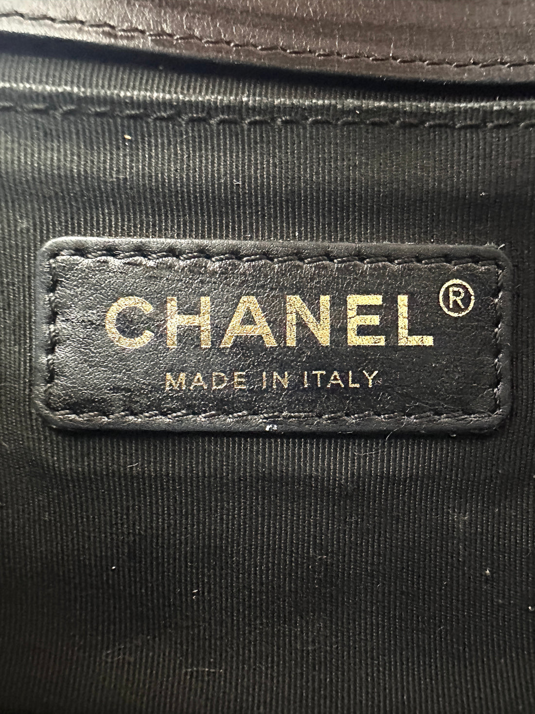 Chanel LeBoy Black Chevron Quilted Calfskin Small Size Flap Bag With Gold Buckle(26***67) IRIS205