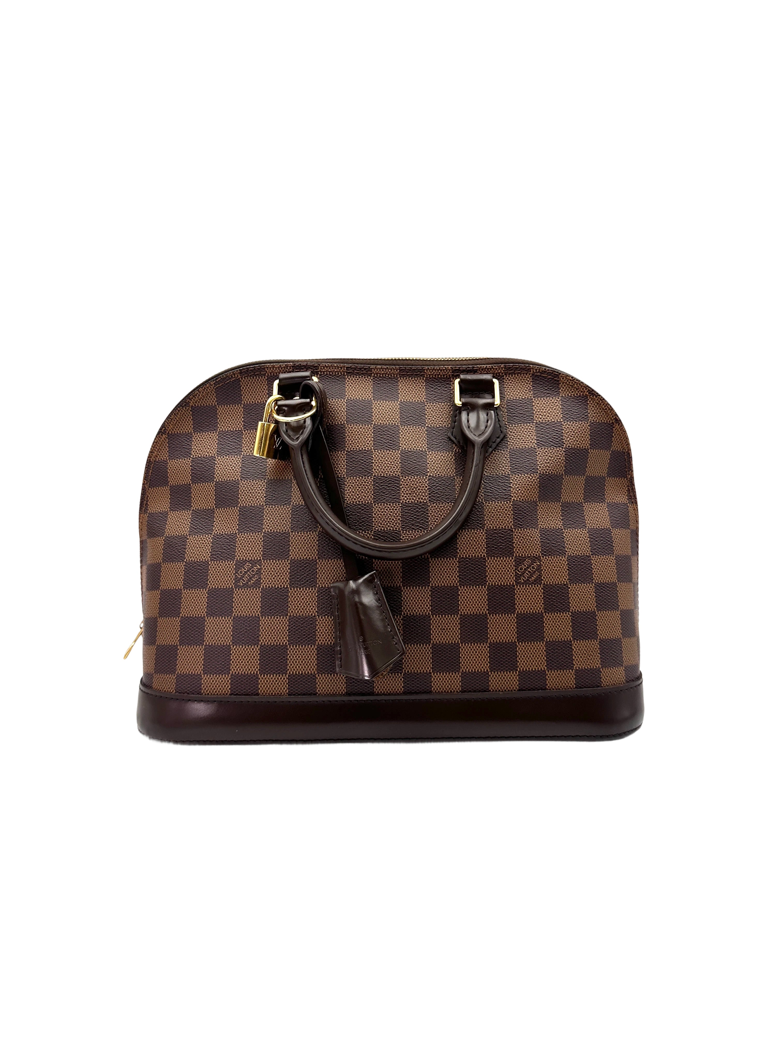 Louis Vuitton Alma Damier Ebene Handle Bag LV2695