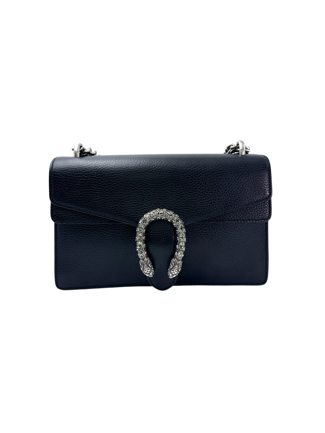Gucci Dionysus Black Leather Shoulder Bag GG963
