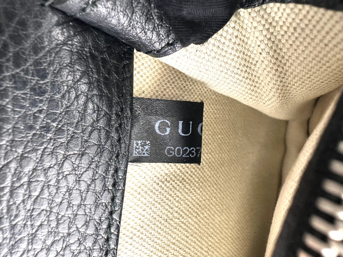 Gucci Dionysus Black Leather Shoulder Bag GG963