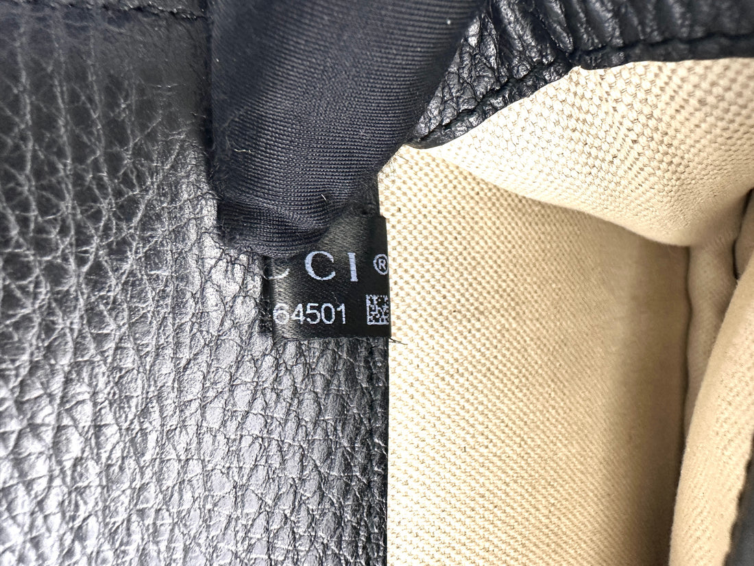 Gucci Dionysus Black Leather Shoulder Bag GG963