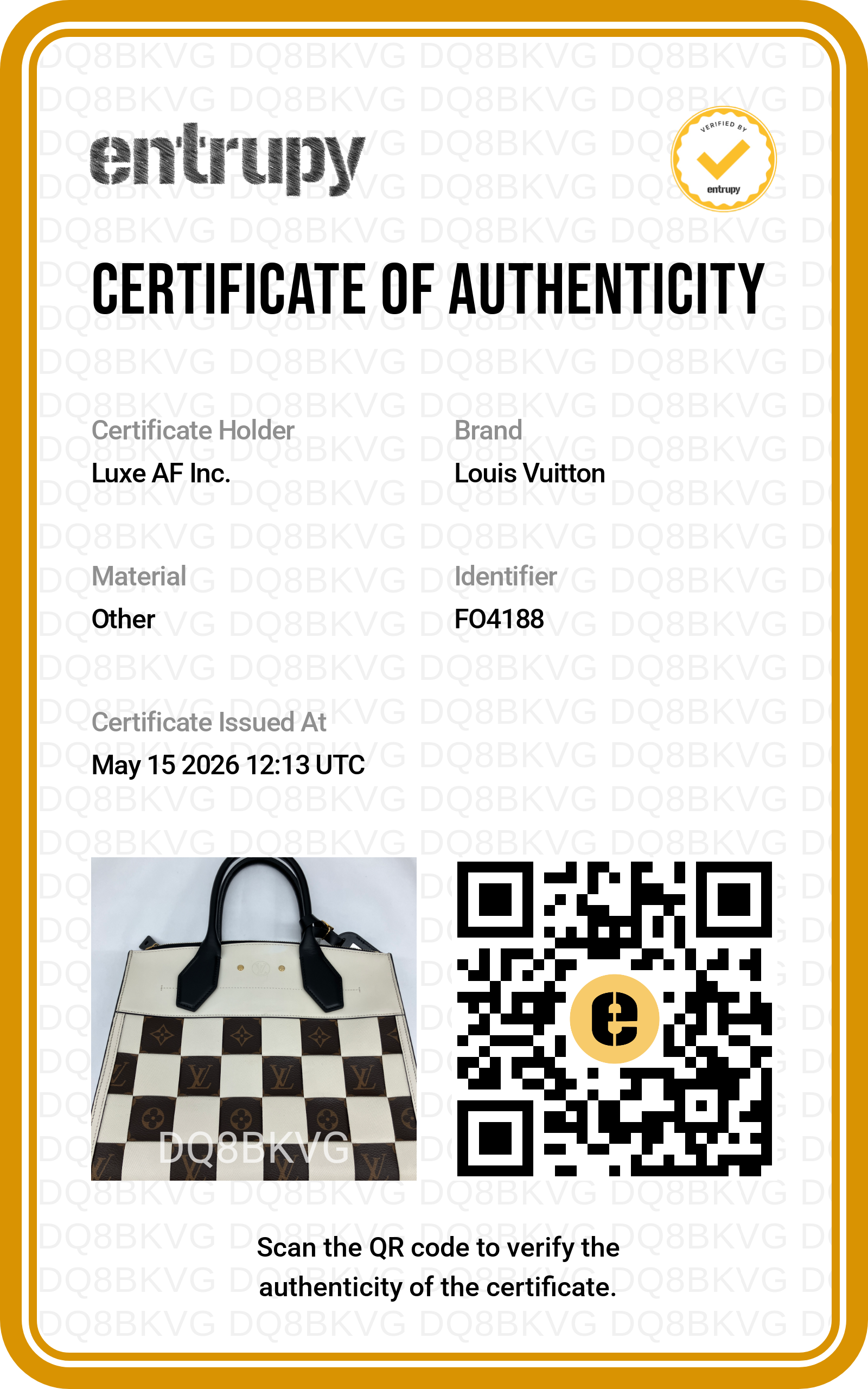 Louis Vuitton City Steamer Damier Tressage Monogram Canvas Leather Handle Bag LV2701