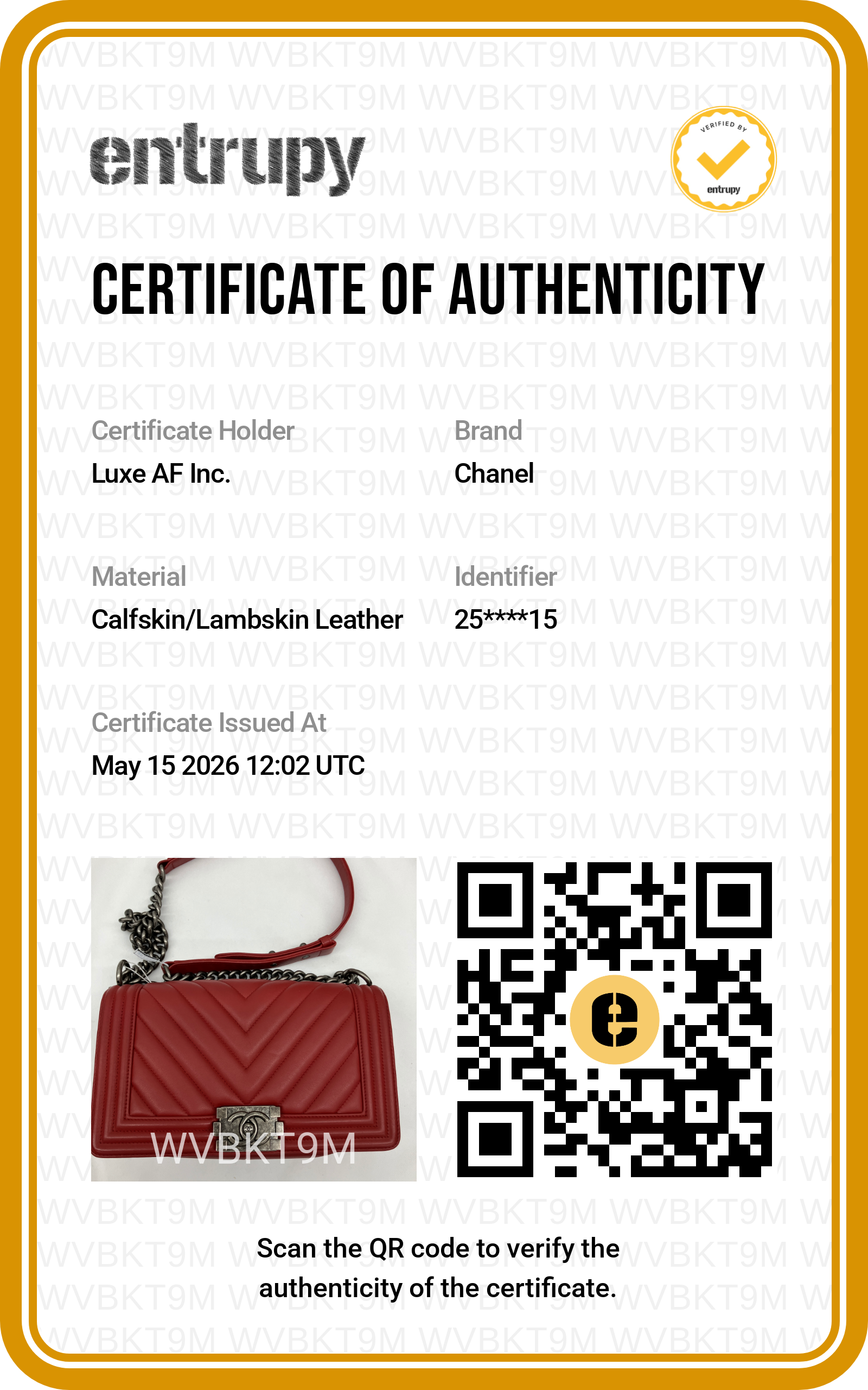 Chanel LeBoy Red Chevron Quilted Leather Medium Size Flap Bag With Silver Buckle(25***15) CC1935