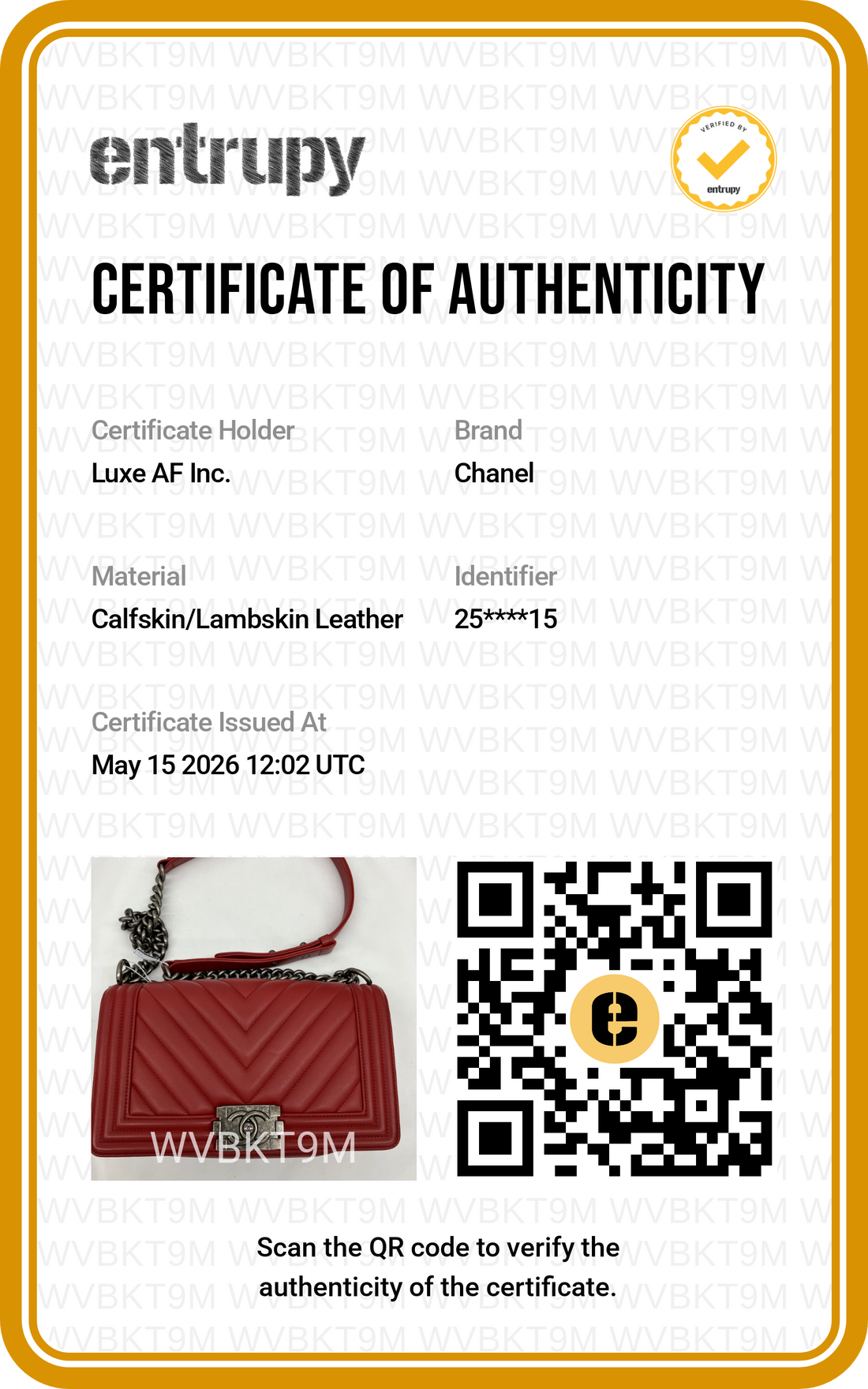 Chanel LeBoy Red Chevron Quilted Leather Medium Size Flap Bag With Silver Buckle(25***15) CC1935