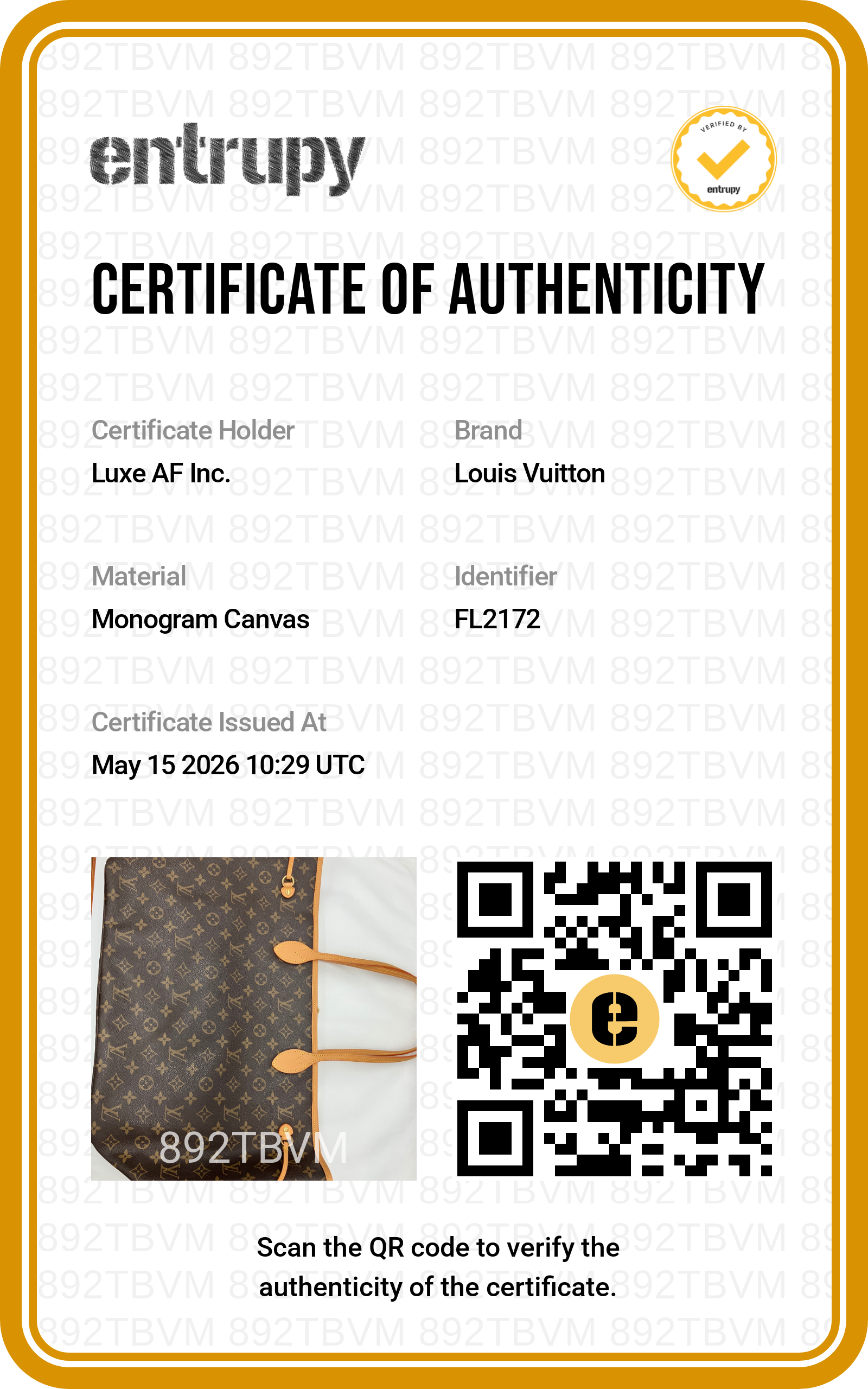 Louis Vuitton Neverfull GM Monogram Canvas Handle Bag LV2699