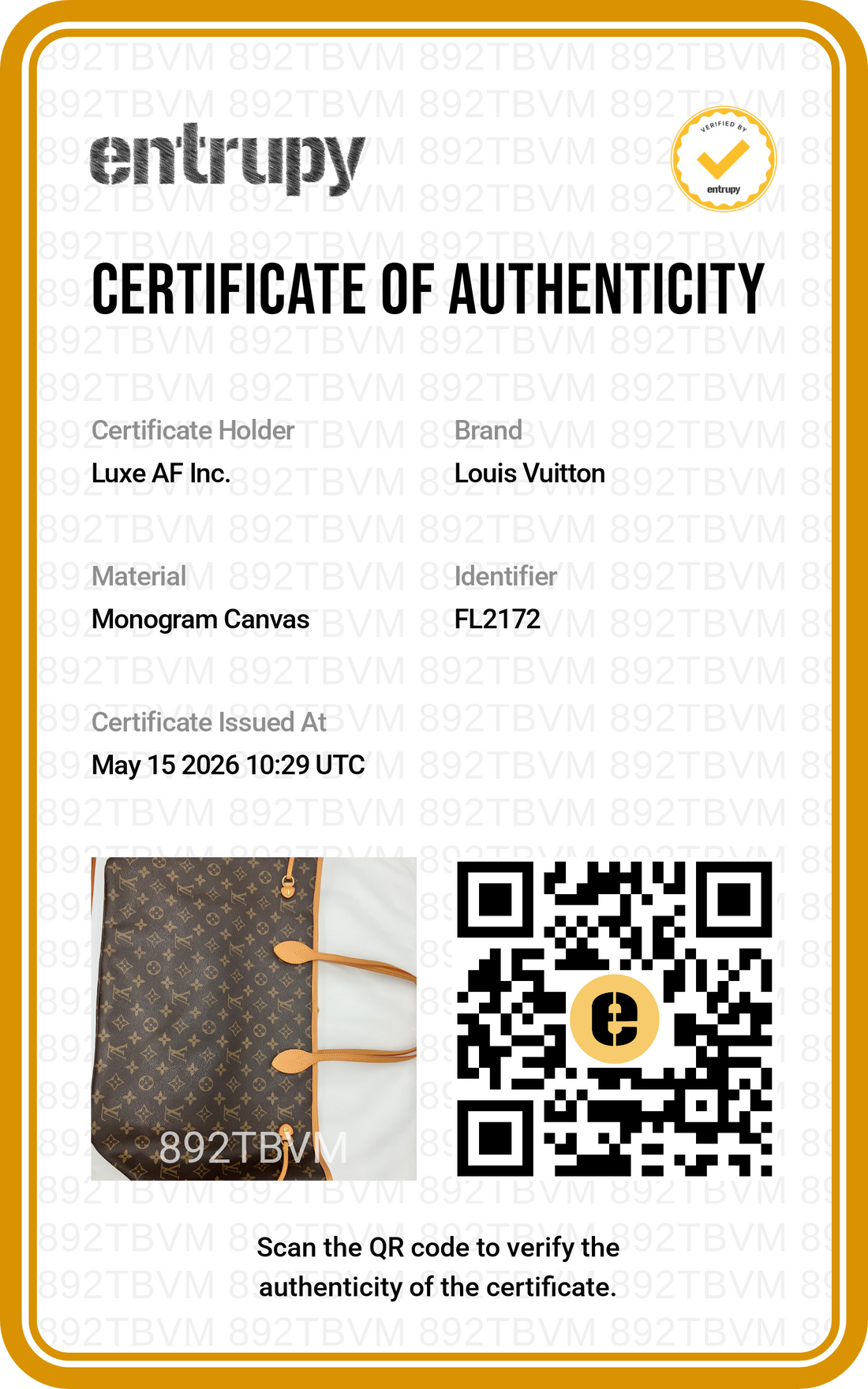 Louis Vuitton Neverfull GM Monogram Canvas Handle Bag LV2699