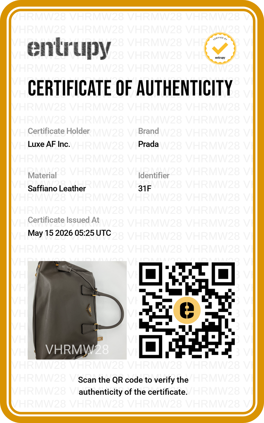 Prada Galleria Grey Saffiano Leather Handle Bag PR316