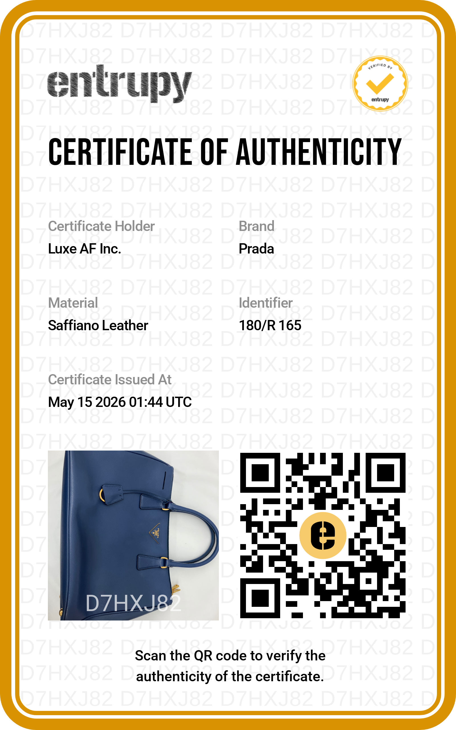 Prada Galleria Navy Saffiano Leather Handle Bag PR318