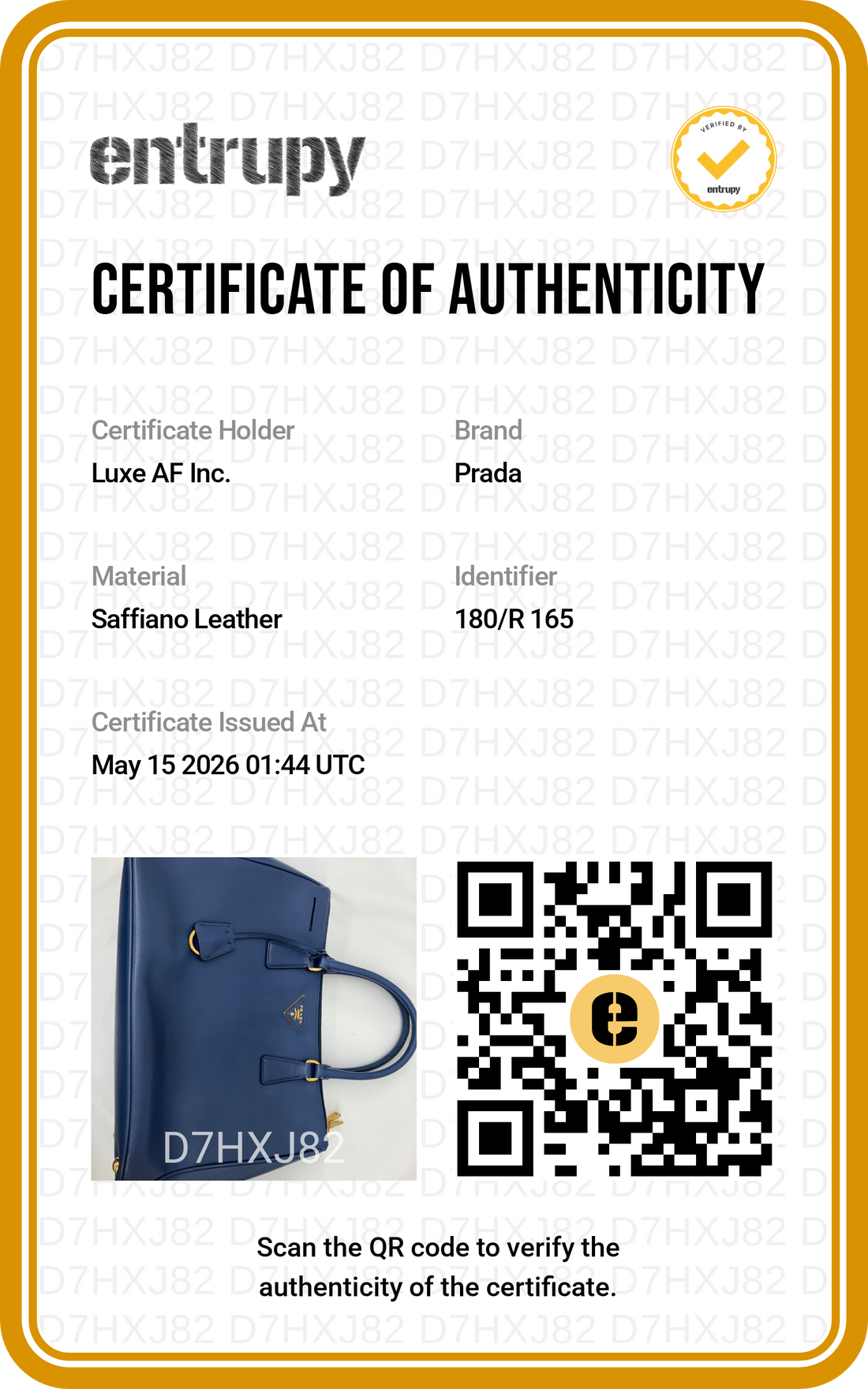 Prada Galleria Navy Saffiano Leather Handle Bag PR318
