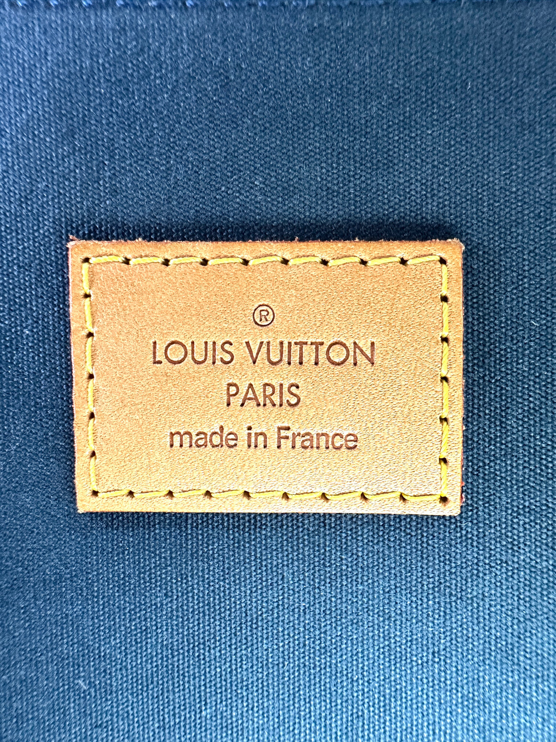 Louis Vuitton Alma GM Green Monogram Vernis Leather Handle Bag LV2705