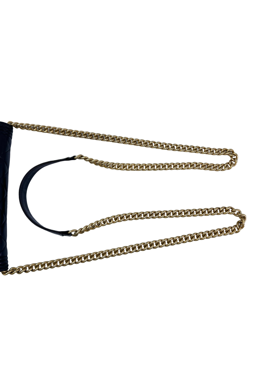Chanel LeBoy Black Quilted Lambskin Wallet On Chain(29***21) CC1938