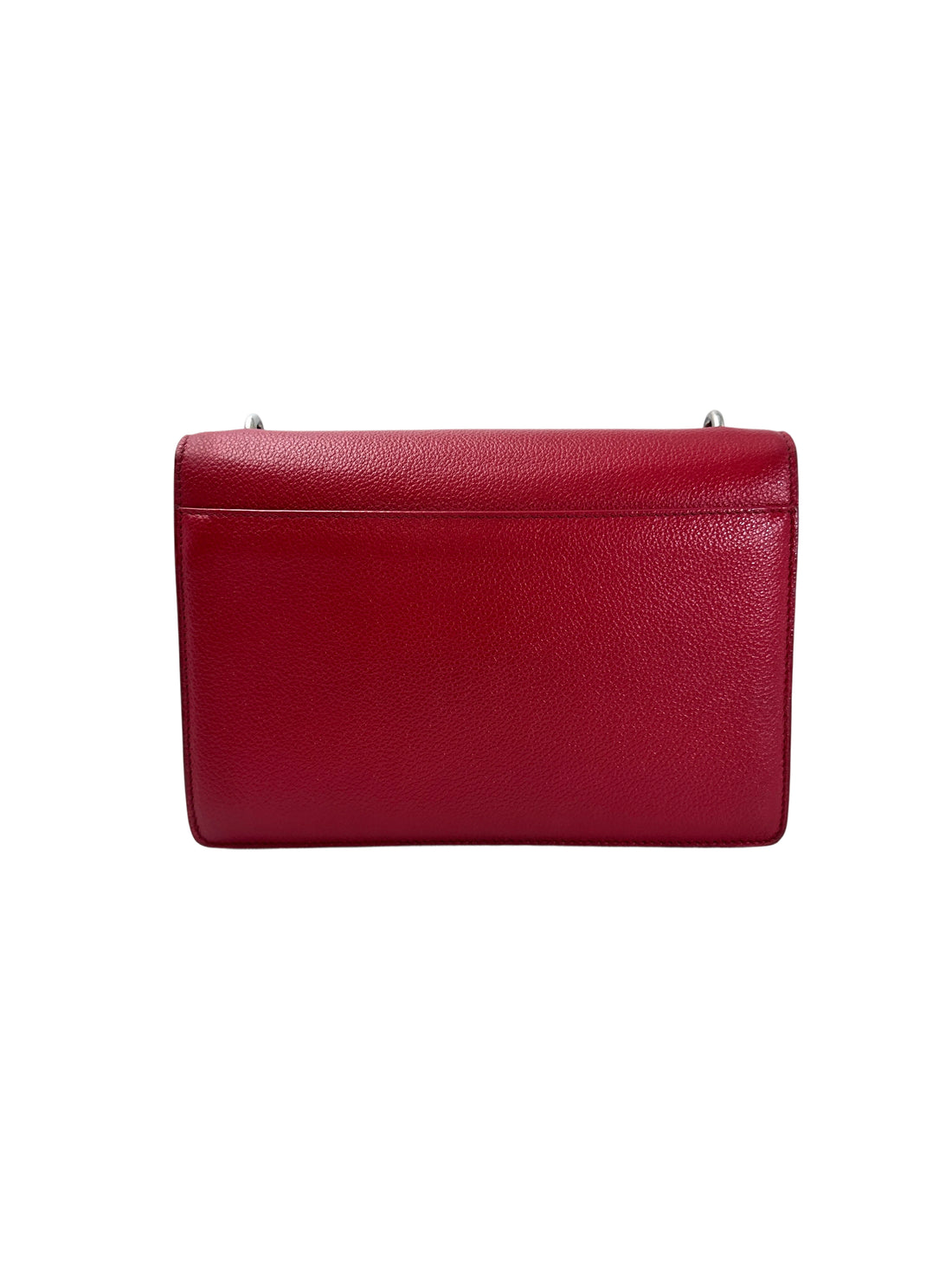 Saint Laurent Sunset Red Leather Shoulder Bag SL232