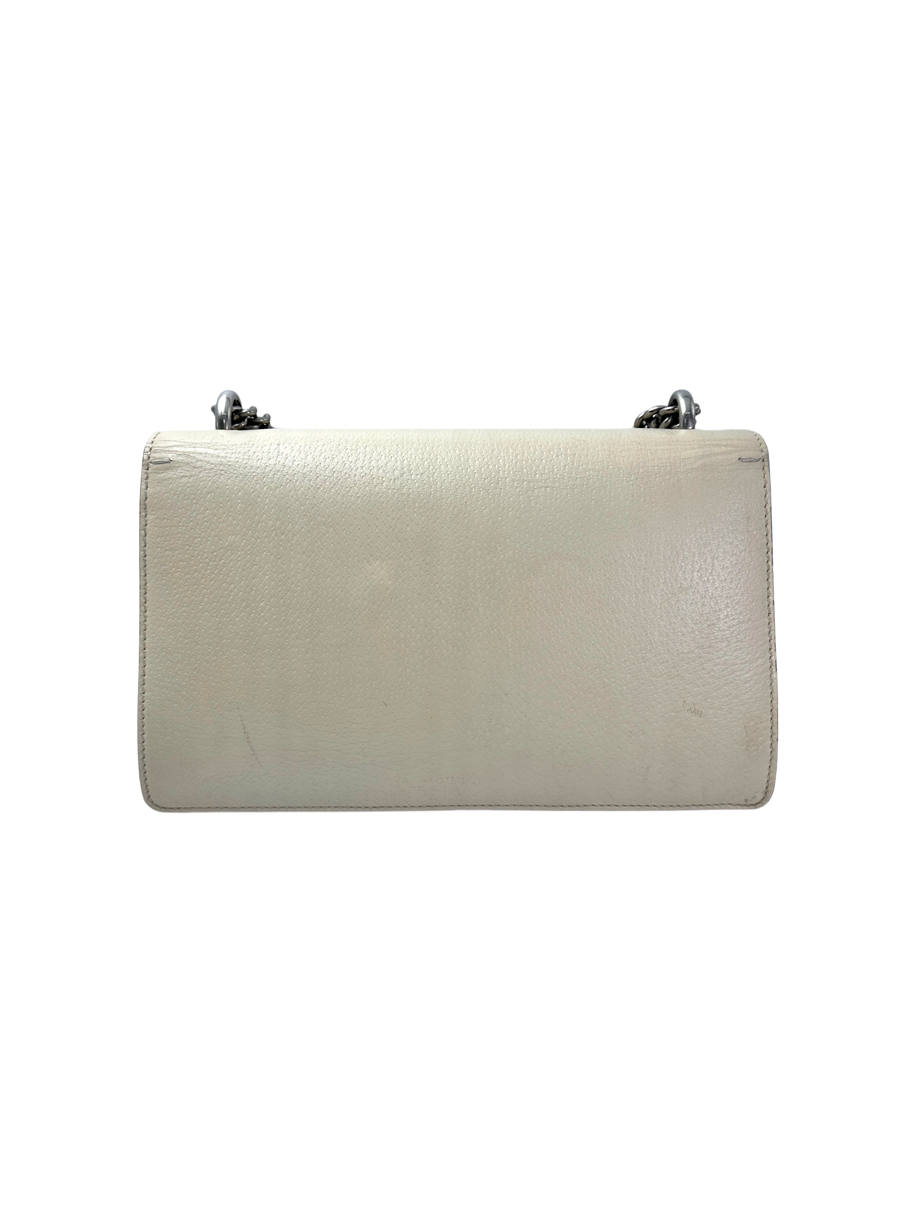 Gucci Dionysus Beige Leather Medium Size Shoulder Bag GG960