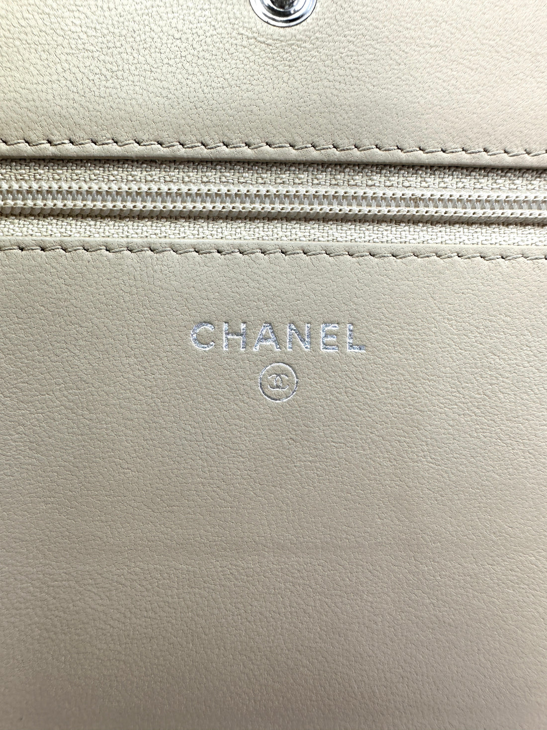 Chanel Black Leather CoCo Mark Wallet On Chain(22***96) CC1942