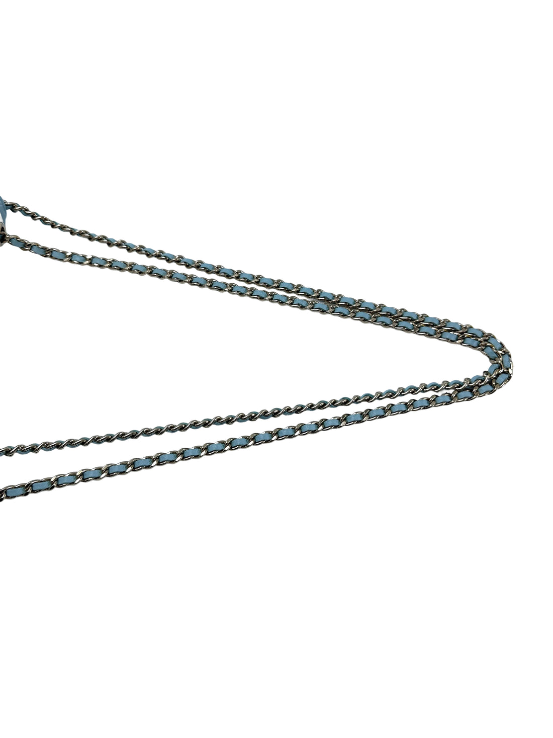 Chanel Trendy CC Blue Quilted Leather Wallet On Chain(29***10) CC1941