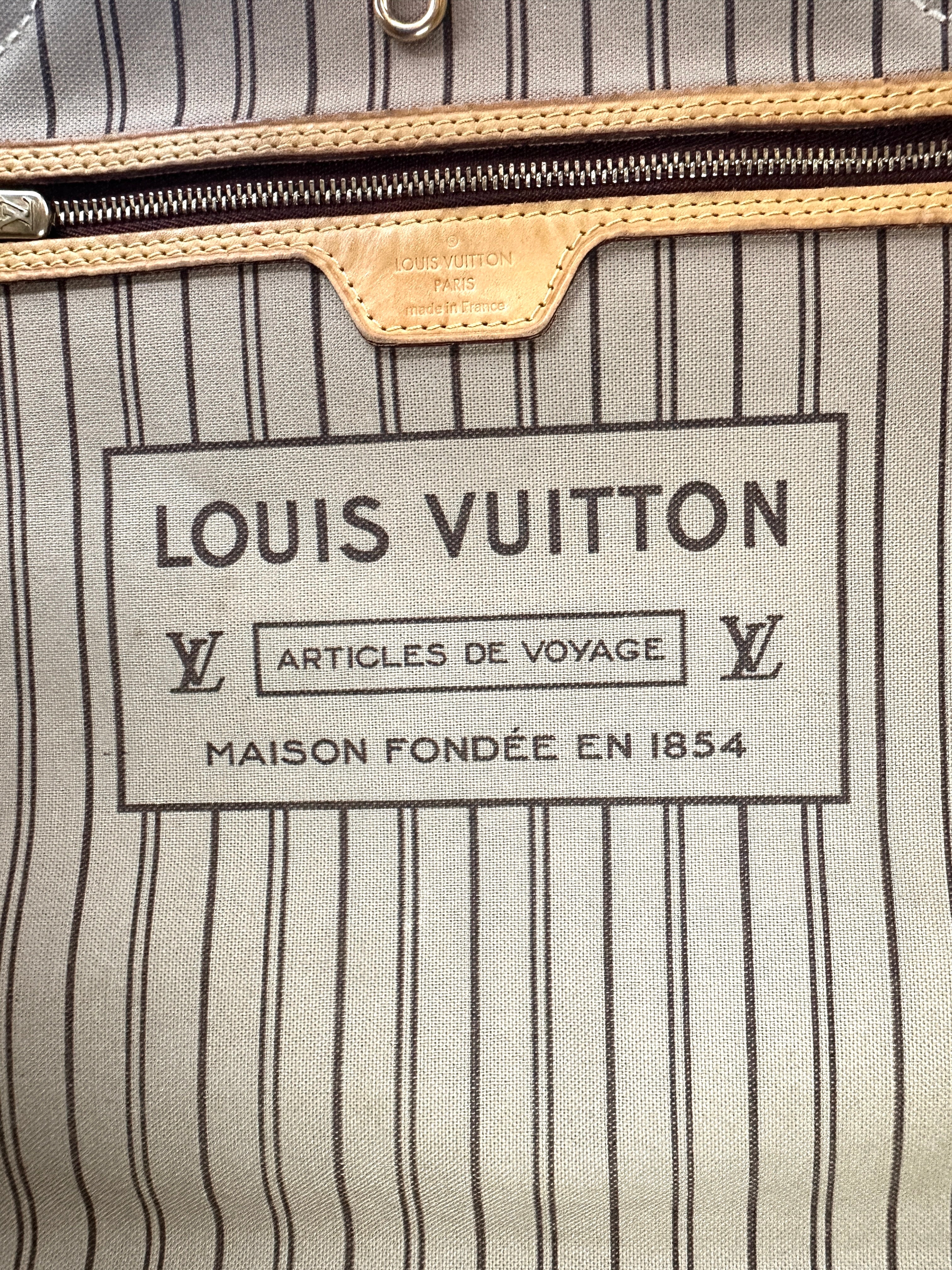 Louis Vuitton Neverfull GM Monogram Canvas Handle Bag LV2707